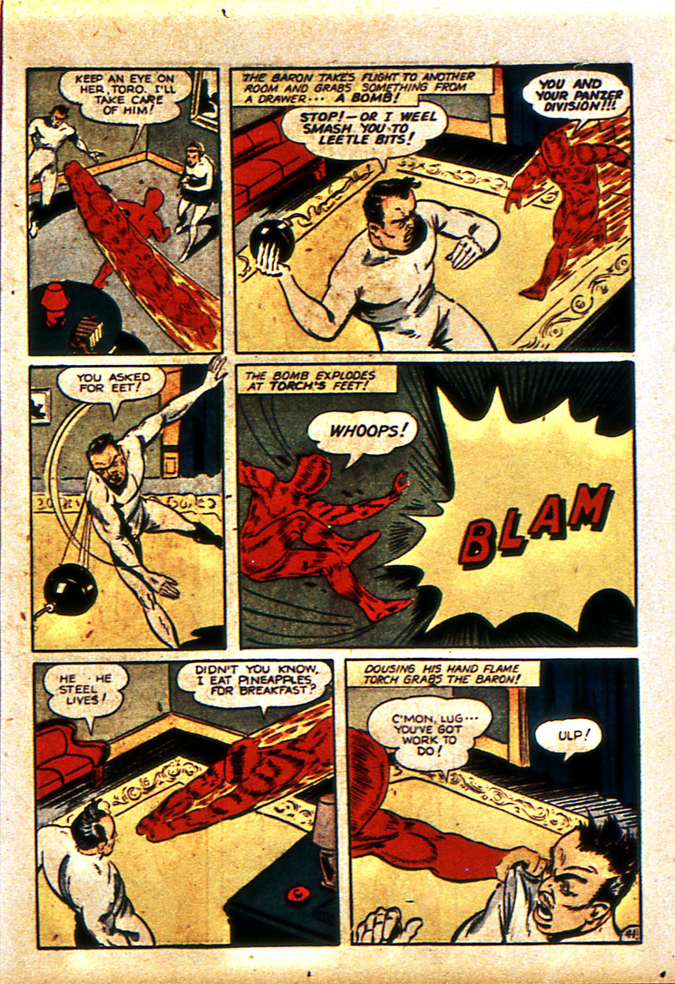 Read online The Human Torch (1940) comic -  Issue #10 - 44