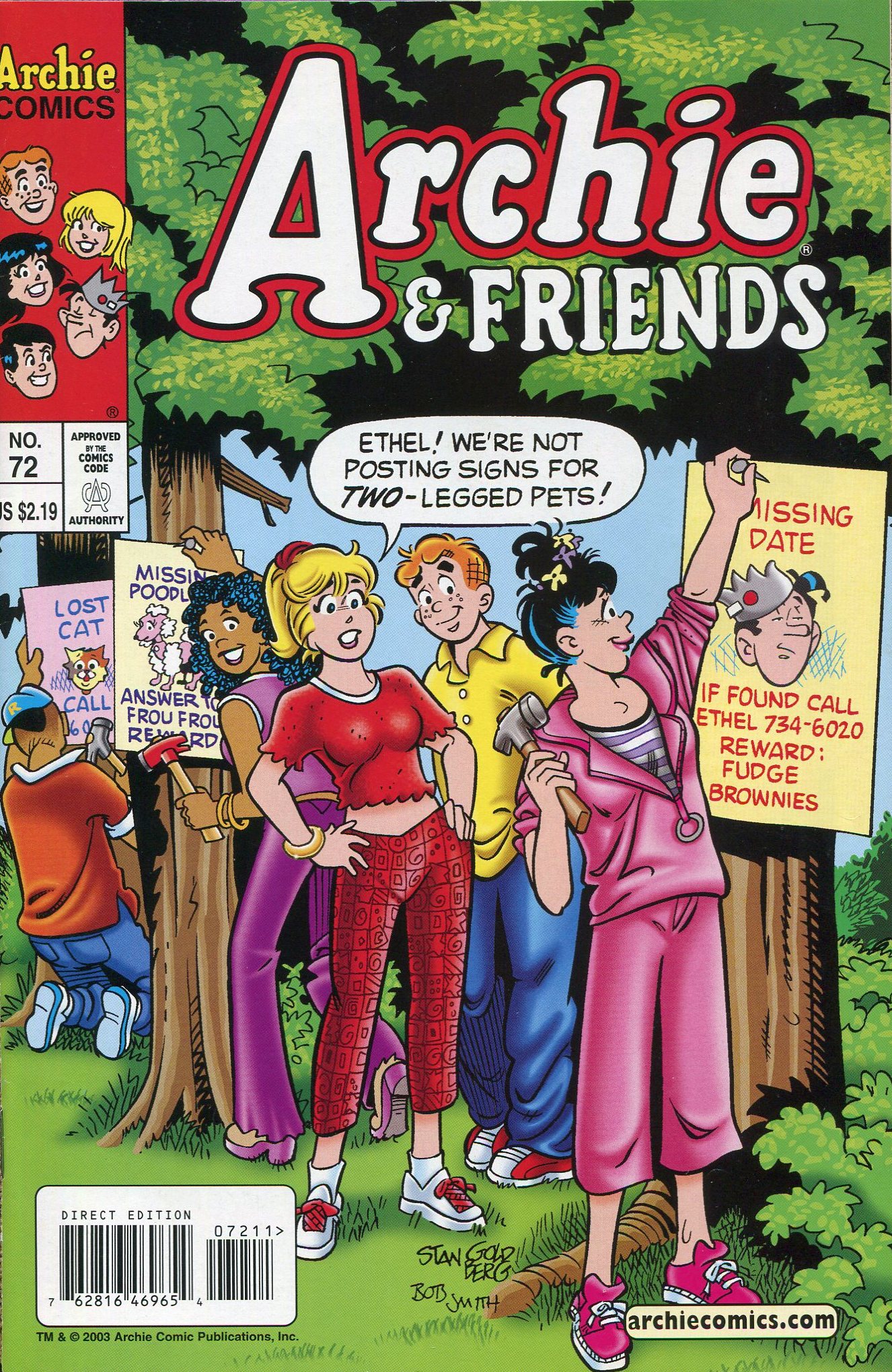 Read online Archie & Friends (1992) comic -  Issue #72 - 1