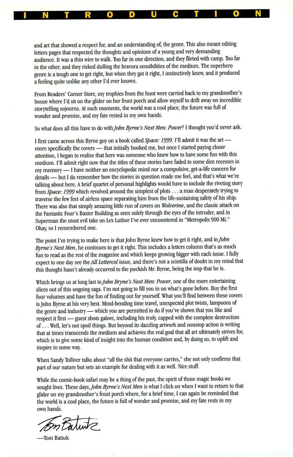 Read online John Byrne's Next Men (1992) comic -  Issue # TPB 5 - 5