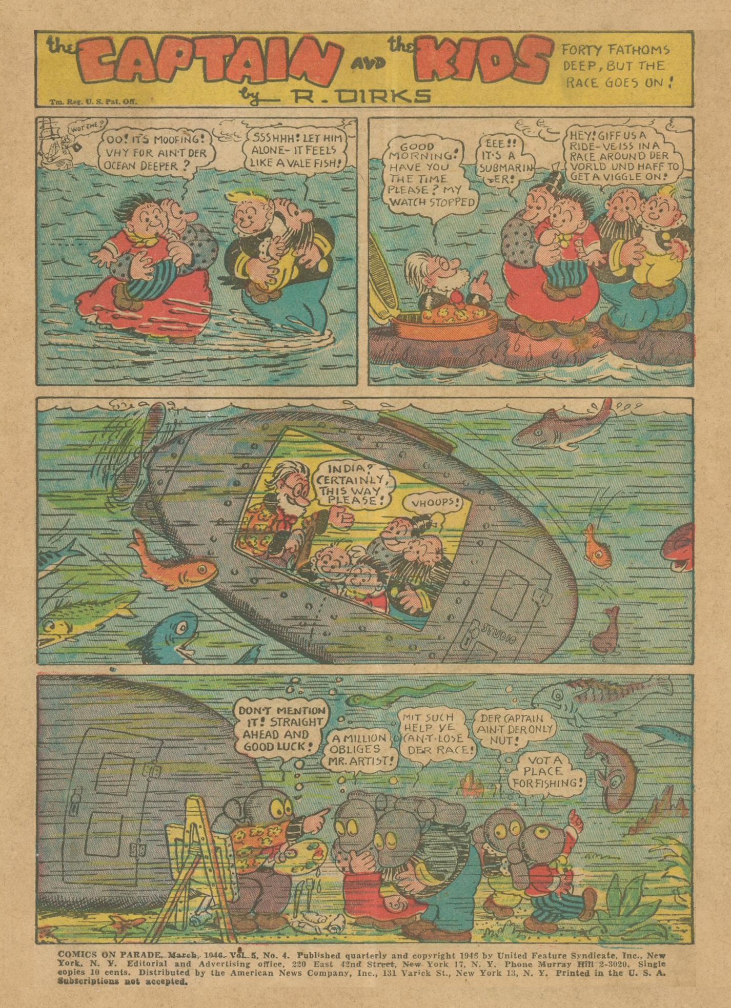 Read online Comics on Parade comic -  Issue #52 - 2