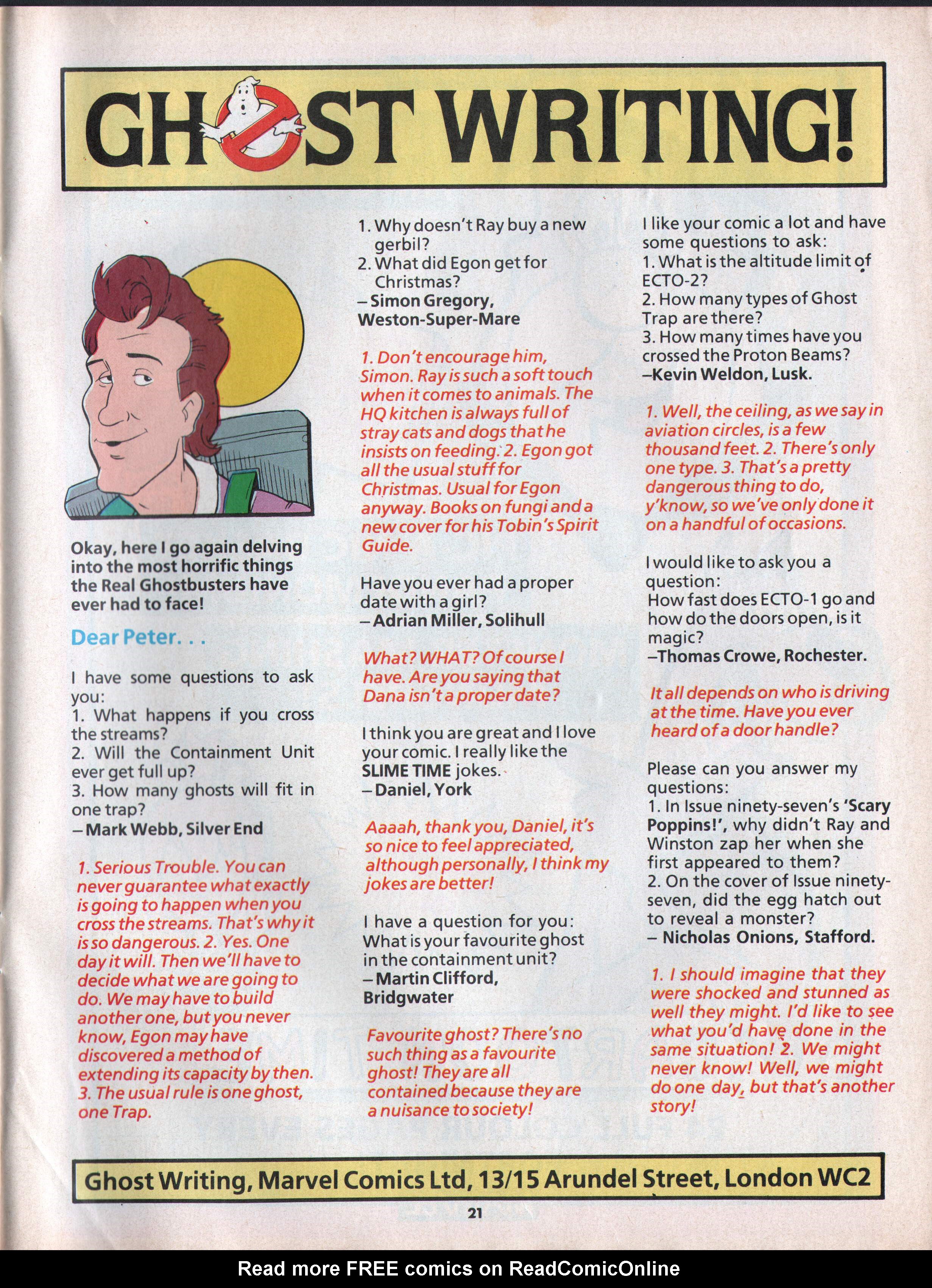 Read online The Real Ghostbusters comic -  Issue #115 - 14