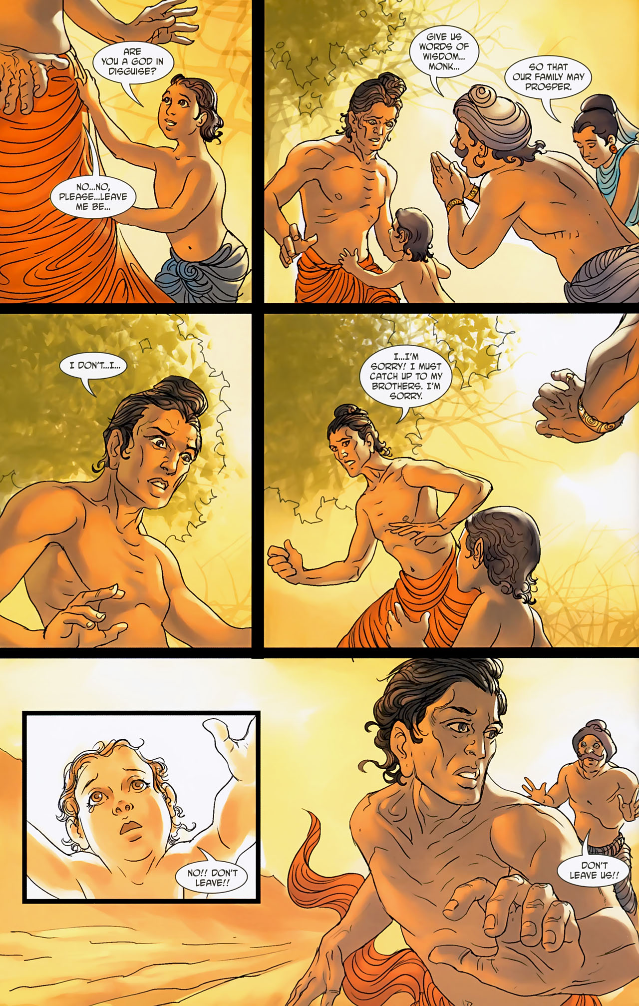 Read online Deepak Chopra's Buddha: A Story of Enlightenment comic -  Issue #4 - 28