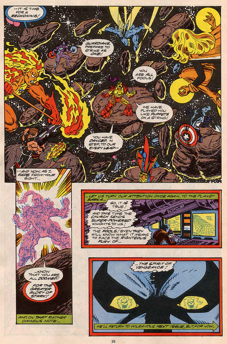 Read online Guardians of the Galaxy (1990) comic -  Issue #12 - 20