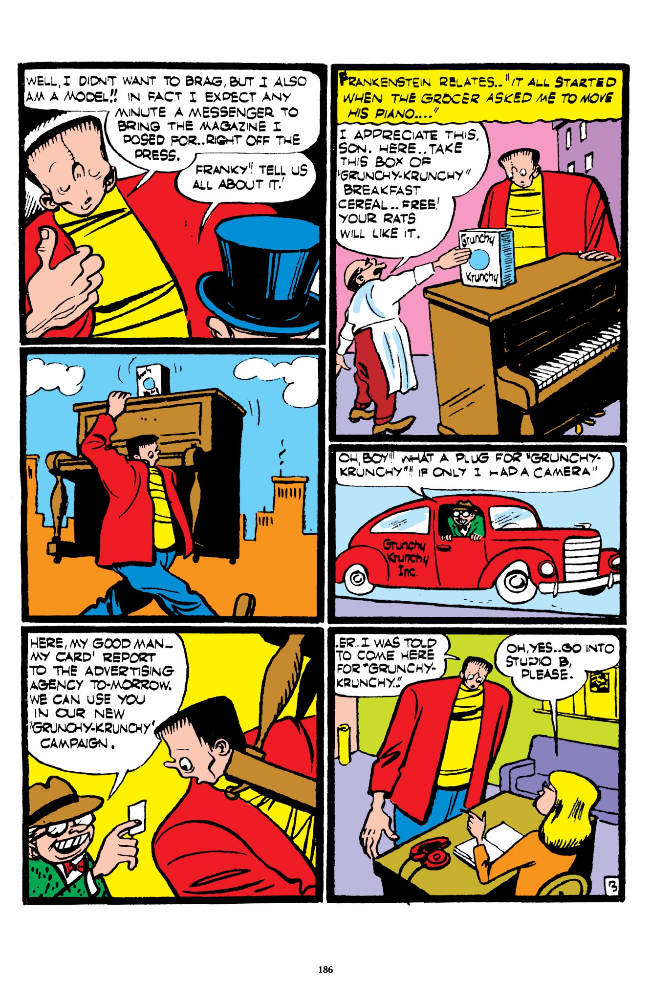 Read online Frankenstein: The Mad Science of Dick Briefer comic -  Issue # TPB - 183