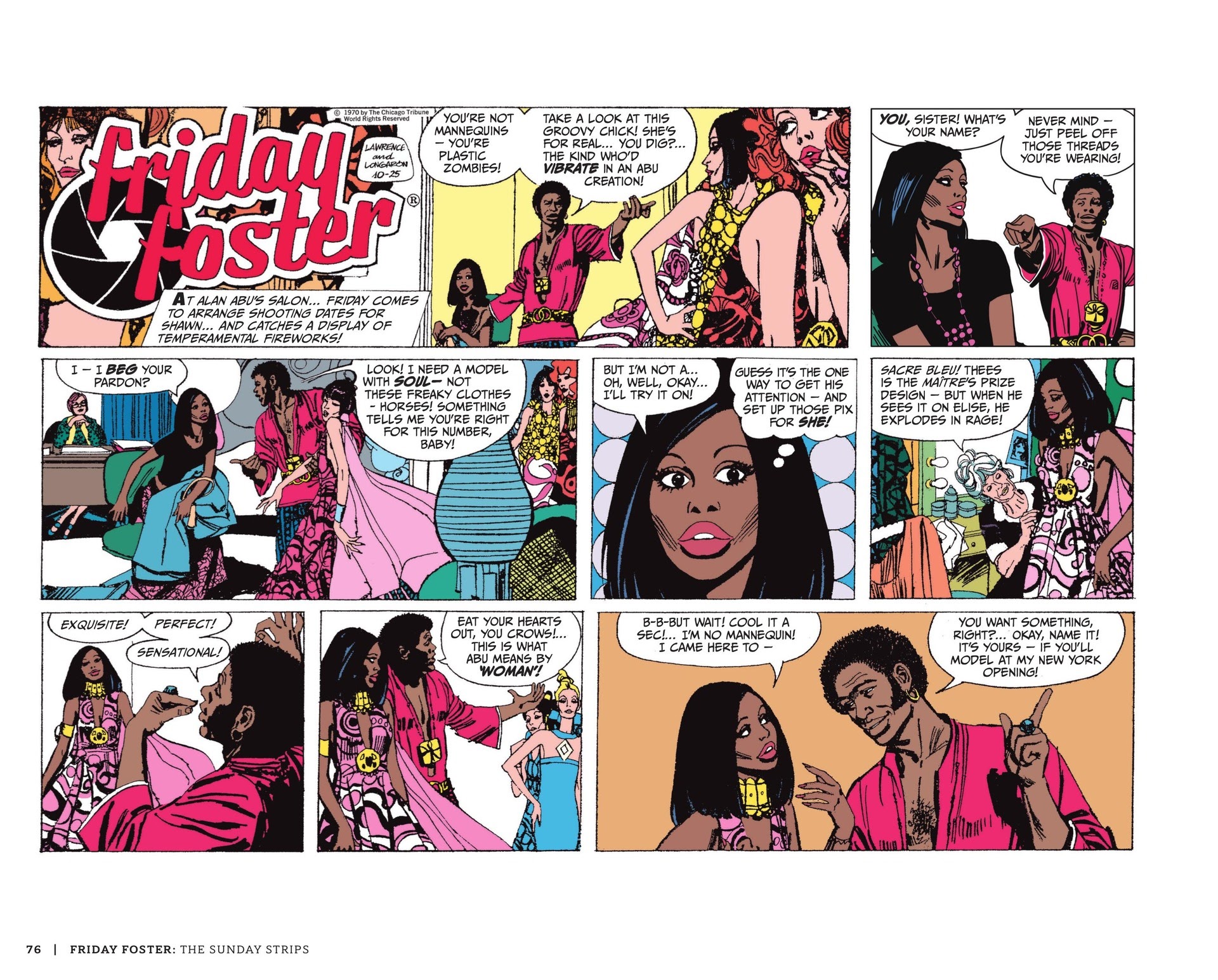 Read online Friday Foster: The Sunday Strips comic -  Issue # TPB (Part 1) - 77