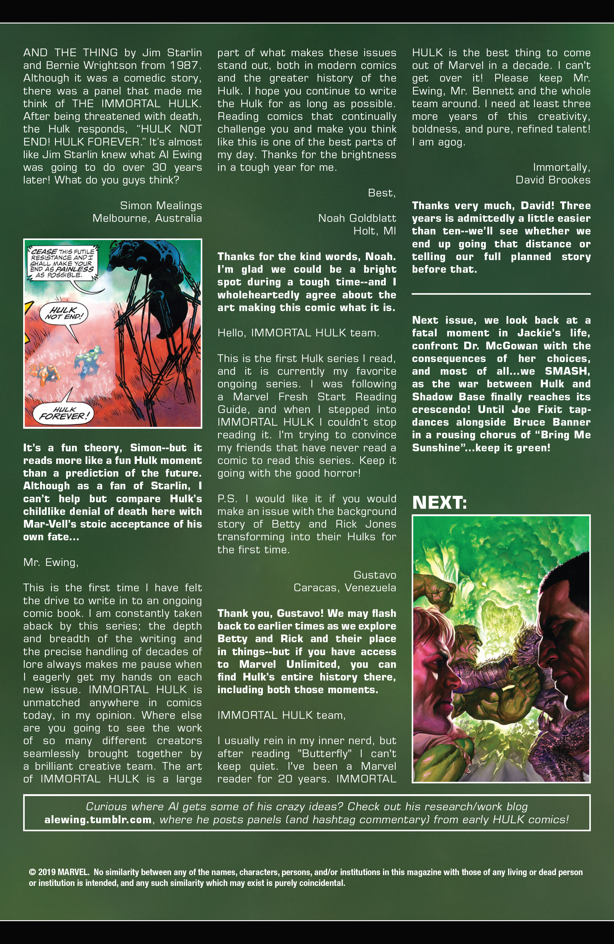 Read online Immortal Hulk comic -  Issue #22 - 23