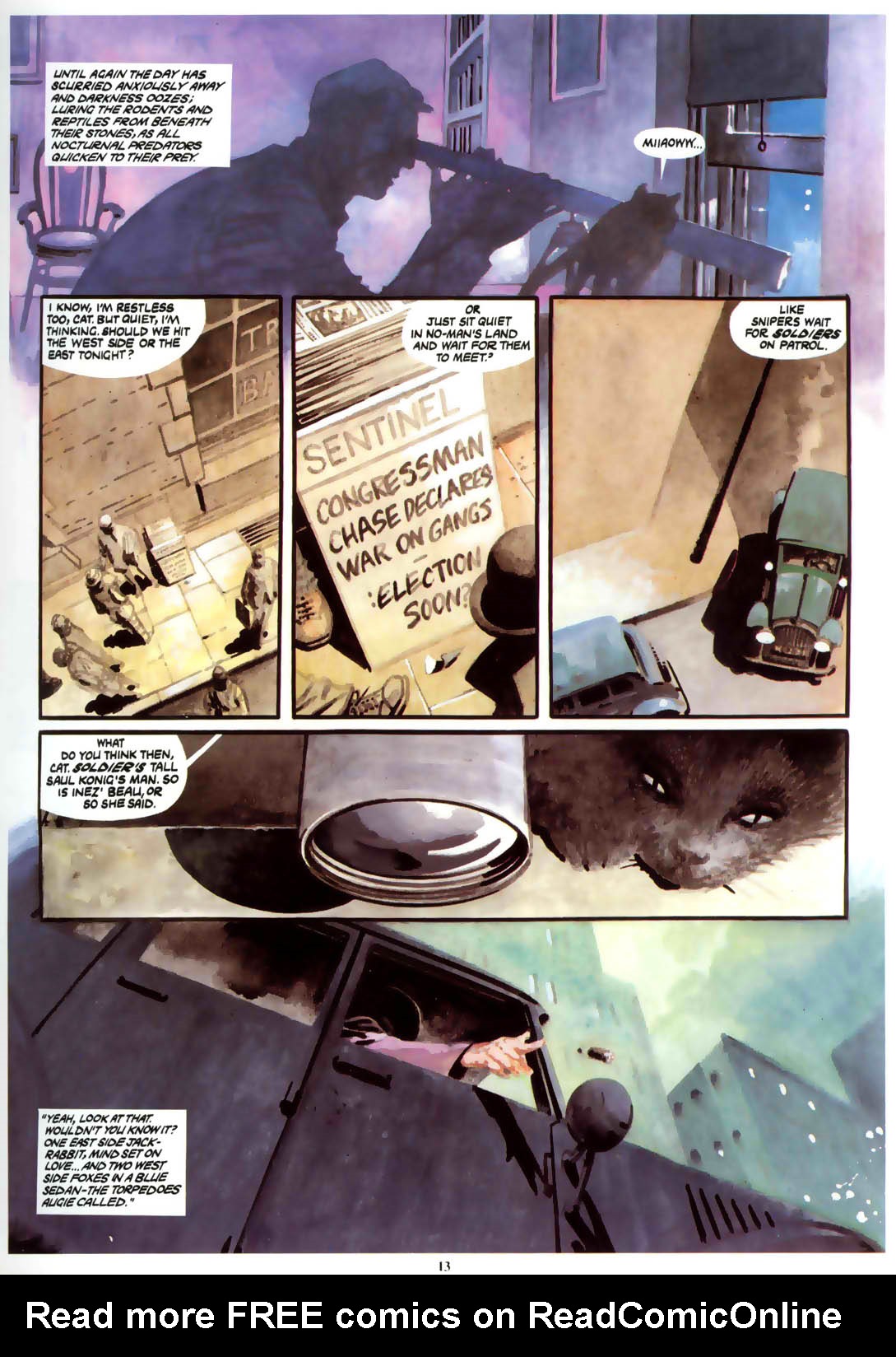 Read online Marvel Graphic Novel comic -  Issue #6 Night Raven - House of Cards - 12