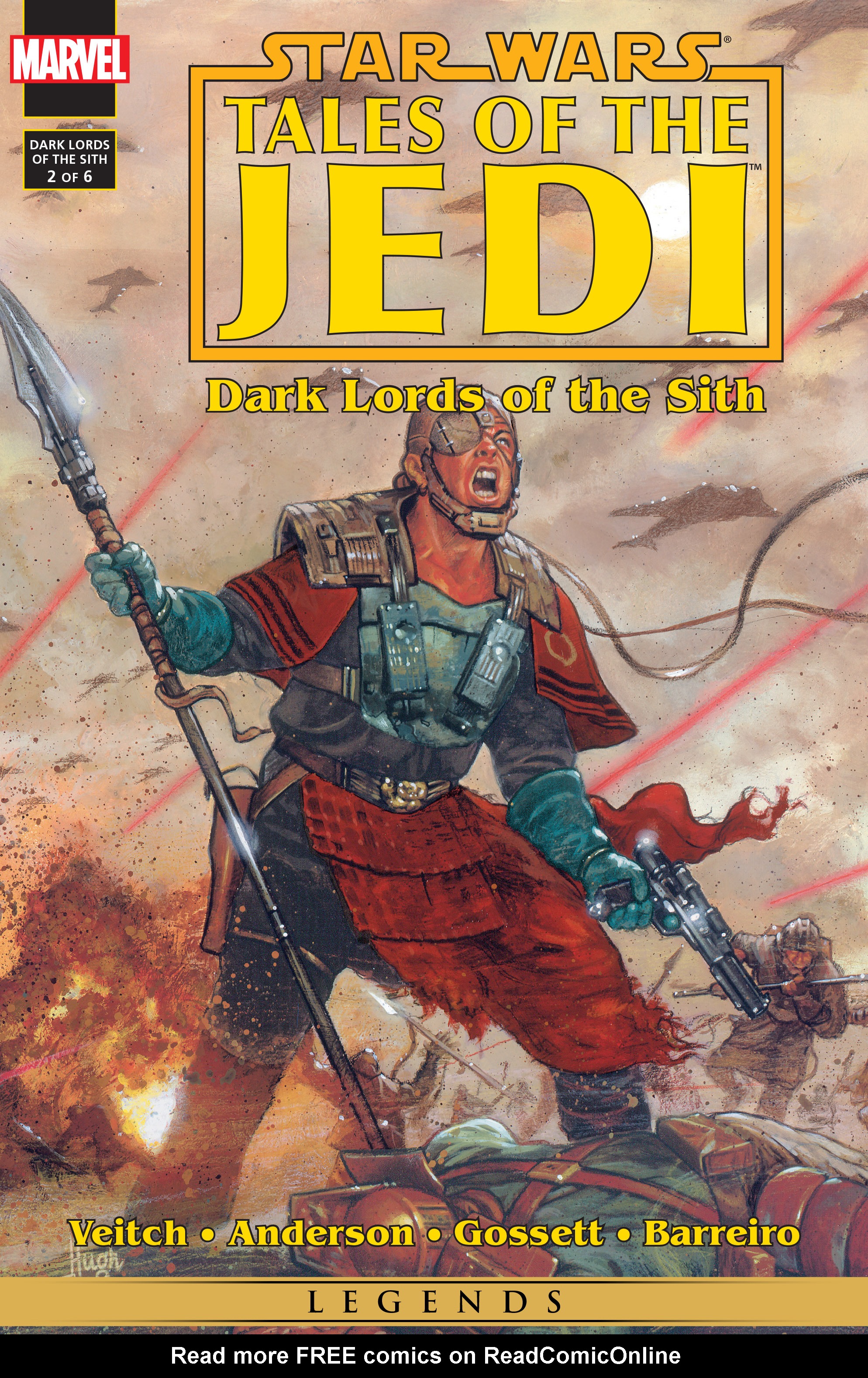 Read online Star Wars: Tales of the Jedi - Dark Lords of the Sith comic -  Issue #2 - 1