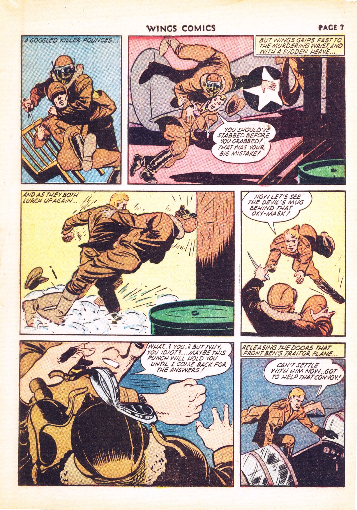 Read online Wings Comics comic -  Issue #31 - 9