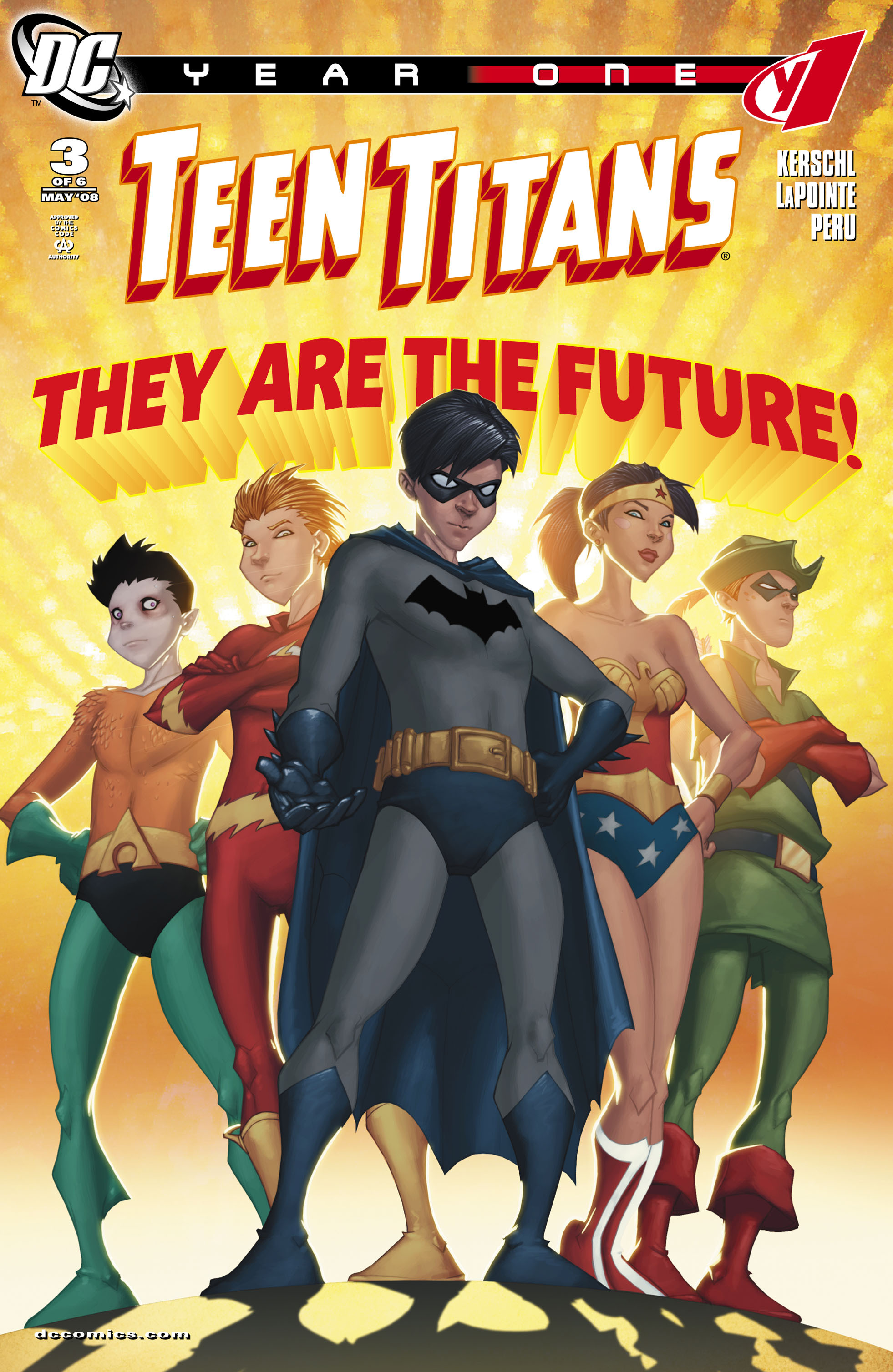 Read online Teen Titans: Year One comic -  Issue #3 - 1