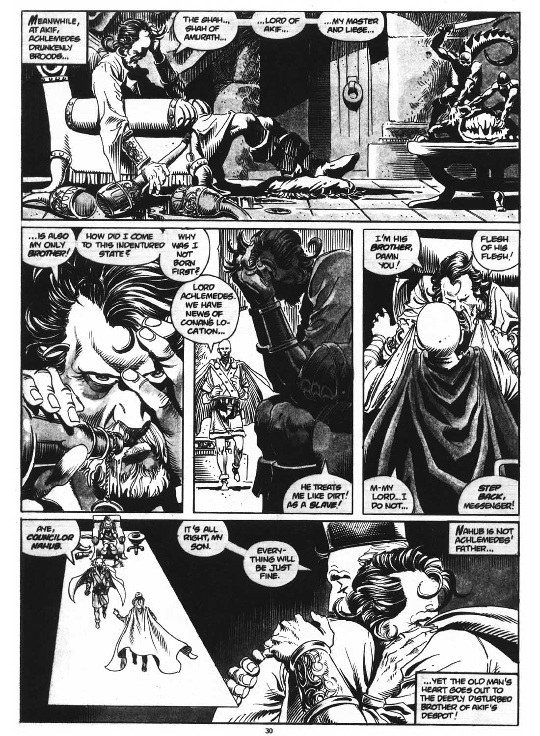 Read online The Savage Sword Of Conan comic -  Issue #160 - 32