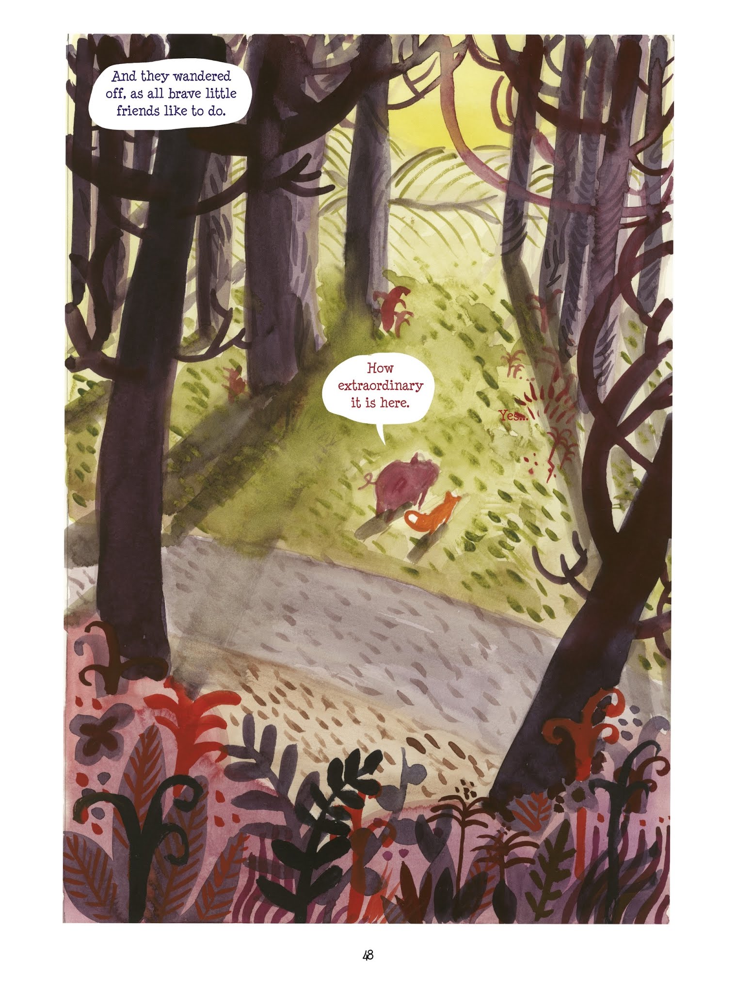 Read online Tiny Fox and Great Boar comic -  Issue #1 - 49