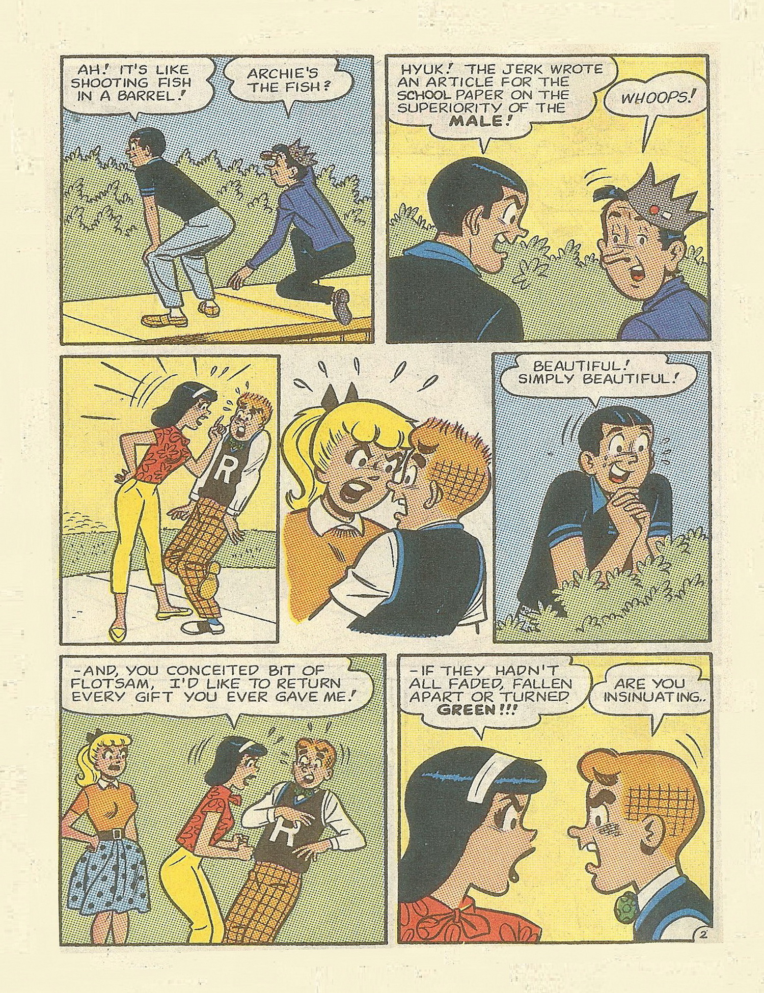 Read online Betty and Veronica Digest Magazine comic -  Issue #55 - 90