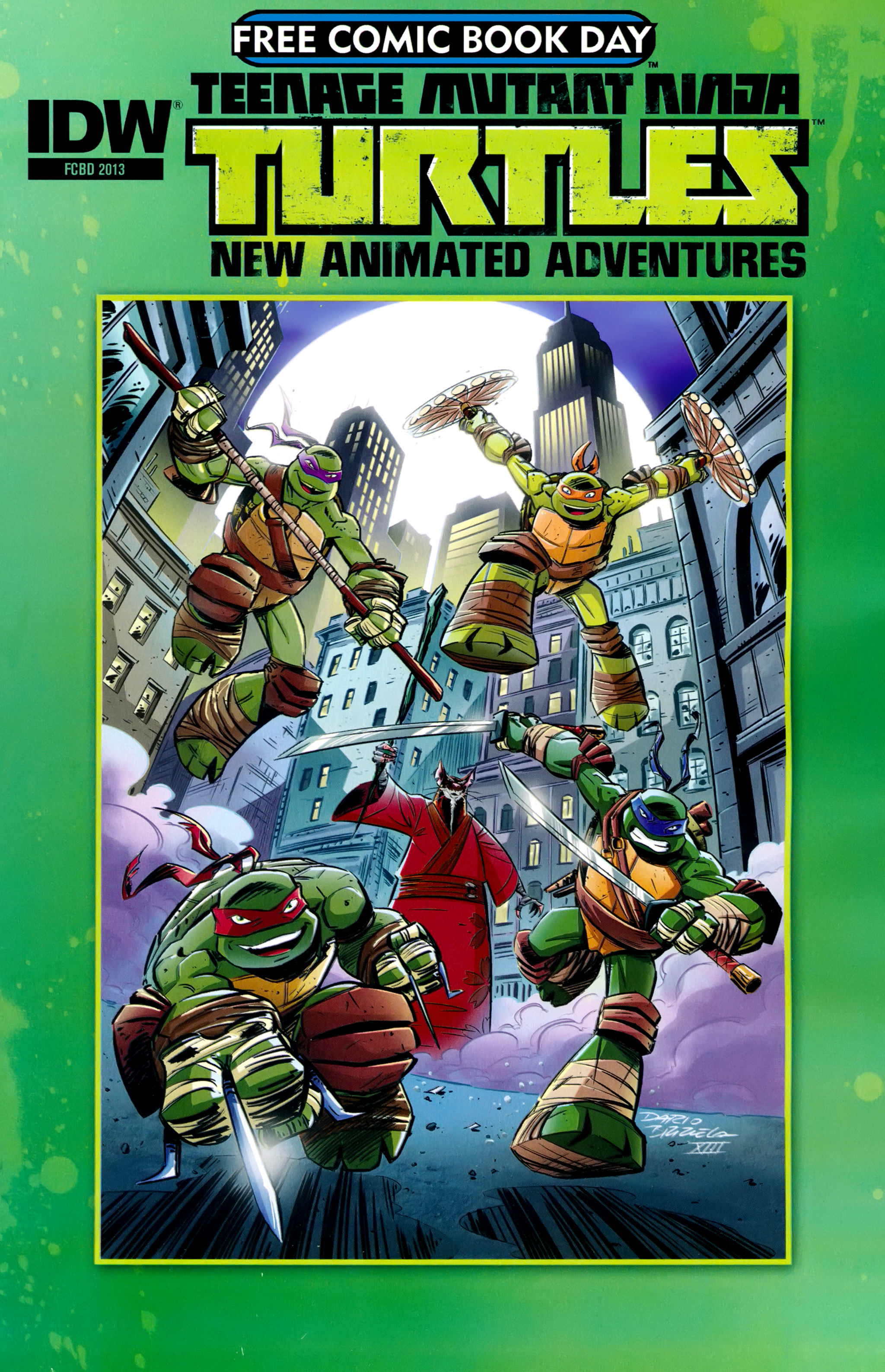 Read online Teenage Mutant Ninja Turtles New Animated Adventures Free Comic Book Day comic -  Issue # Full - 1