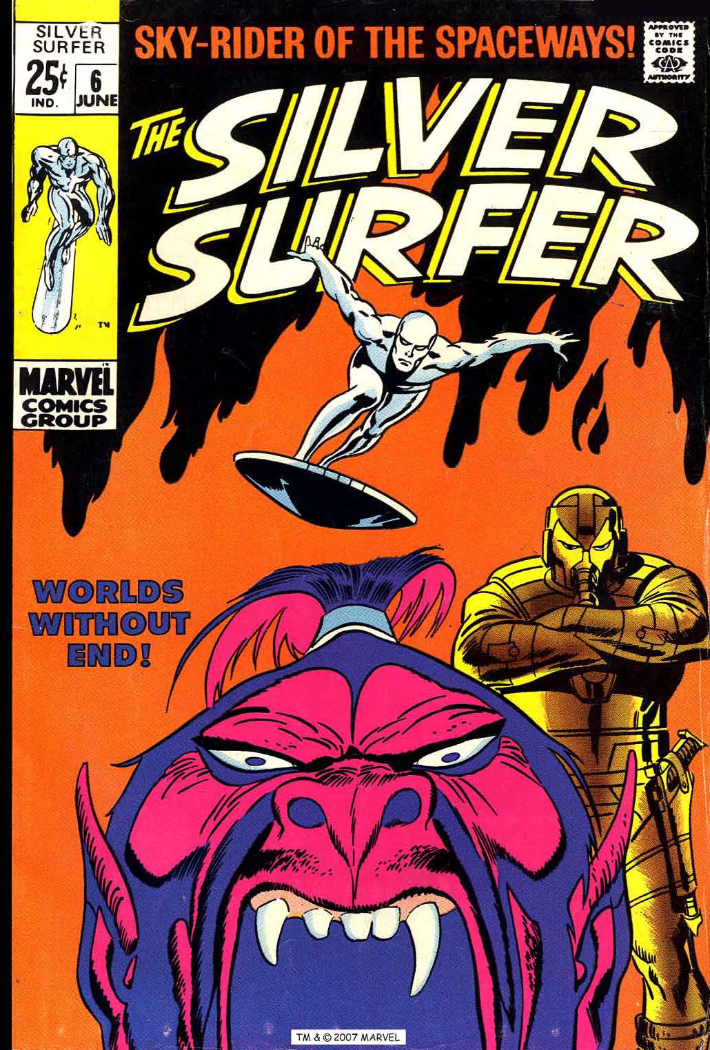 Read online Silver Surfer (1968) comic -  Issue #6 - 1