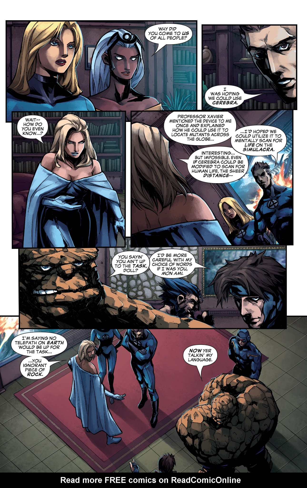 Read online X-Men/Fantastic Four comic -  Issue #1 - 17