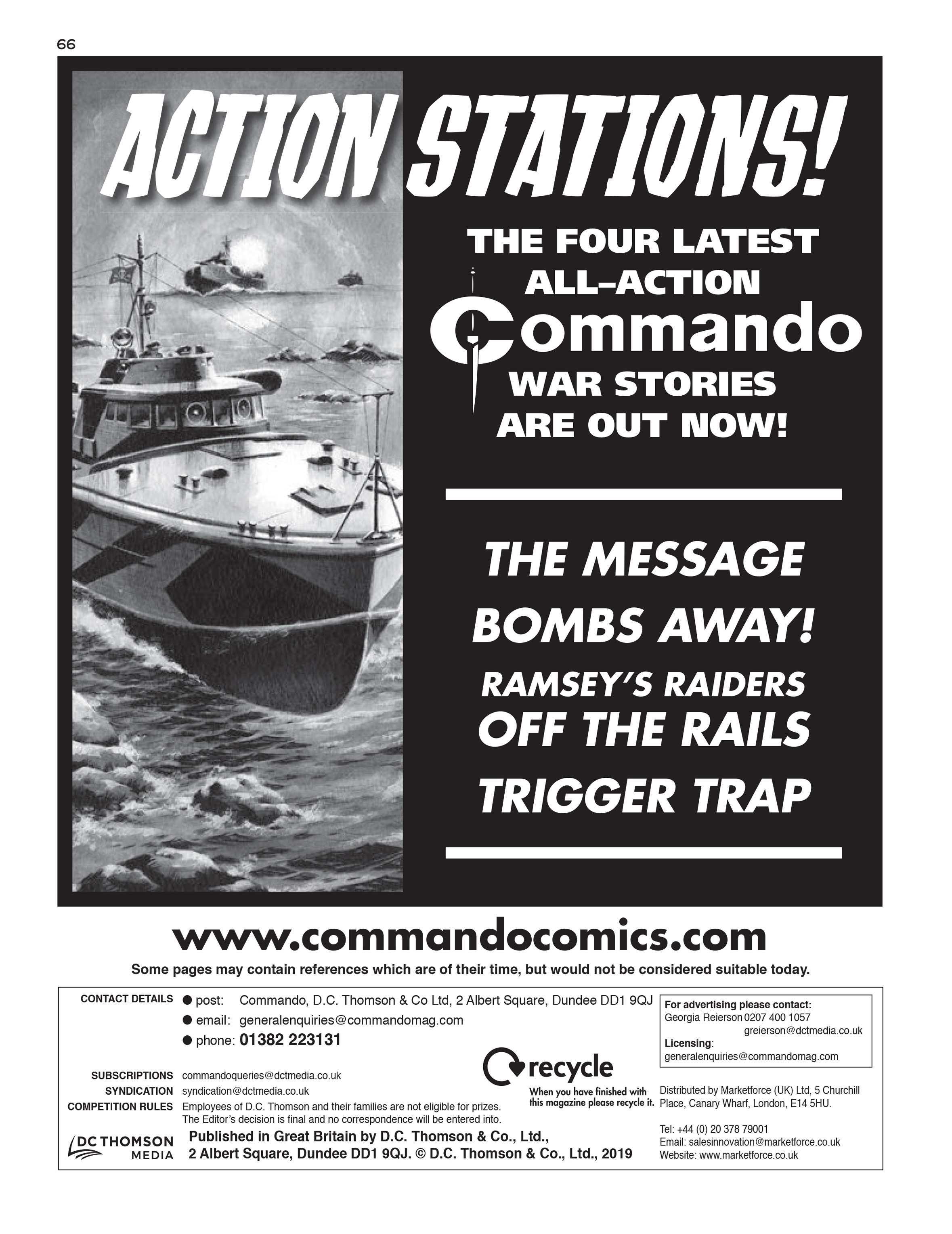 Read online Commando: For Action and Adventure comic -  Issue #5237 - 65