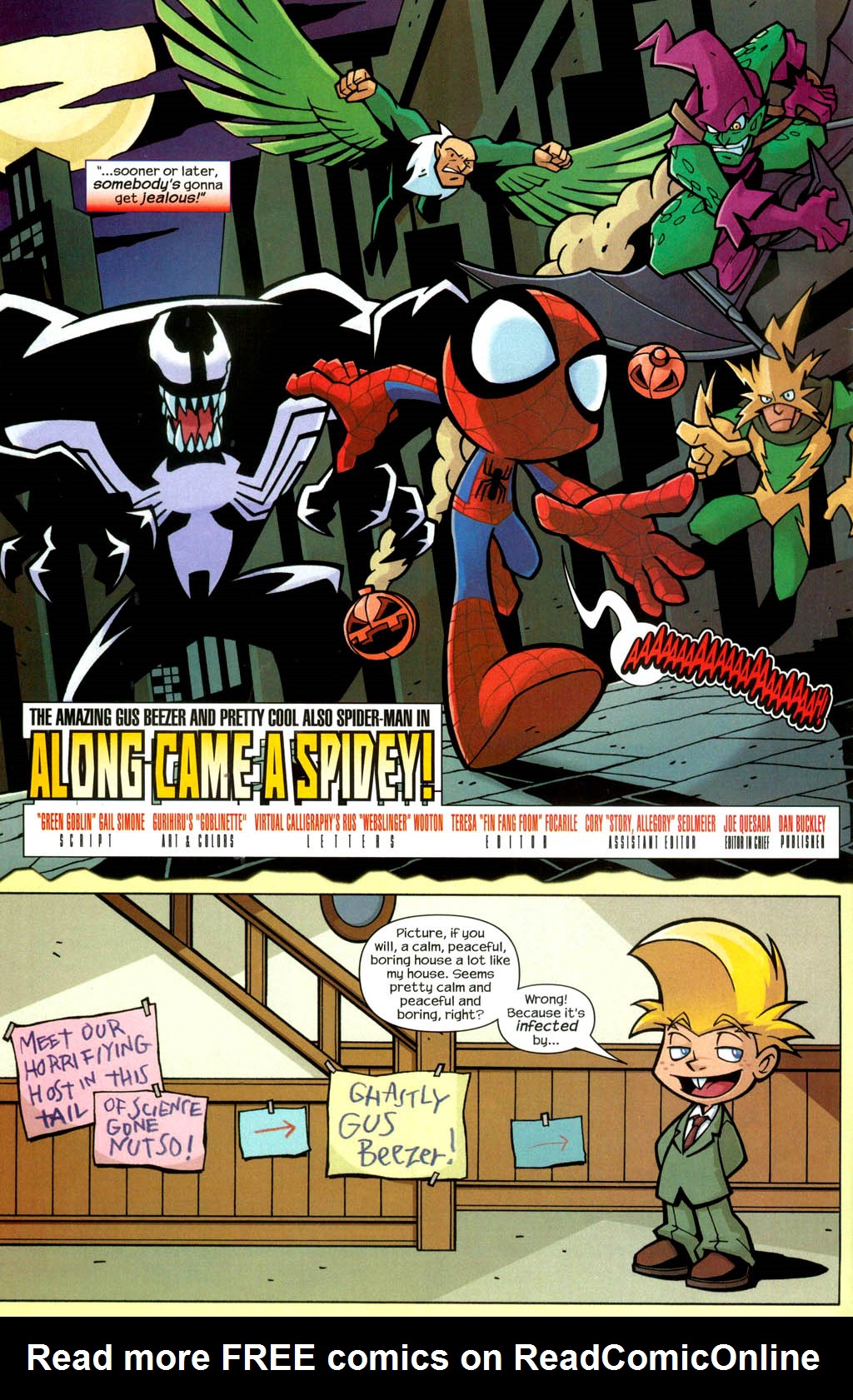 Read online Marvelous Adventures of Gus Beezer comic -  Issue # Gus Beezer and Spider-Man - 3