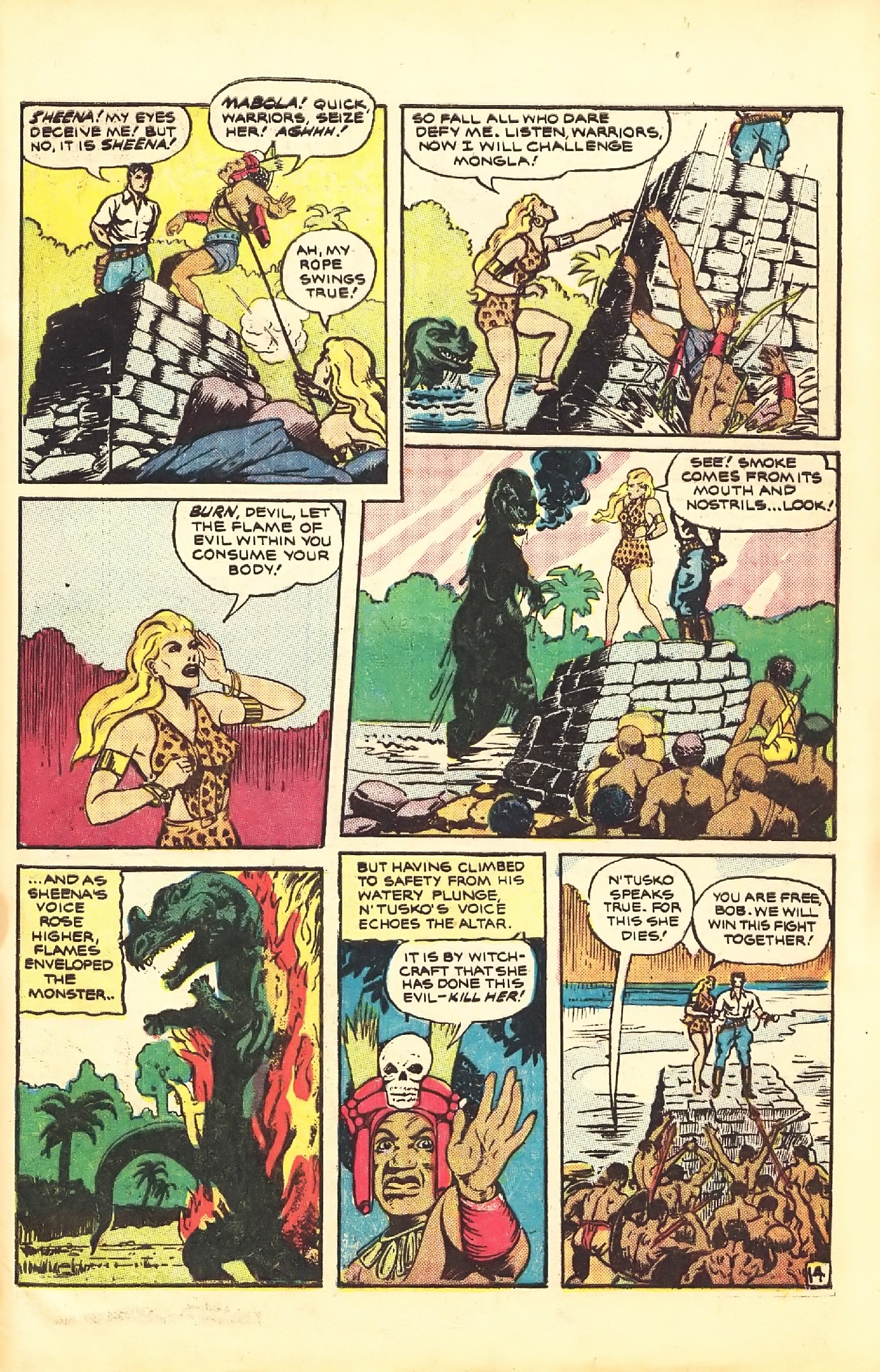 Read online Sheena, Queen of the Jungle (1942) comic -  Issue #7 - 47