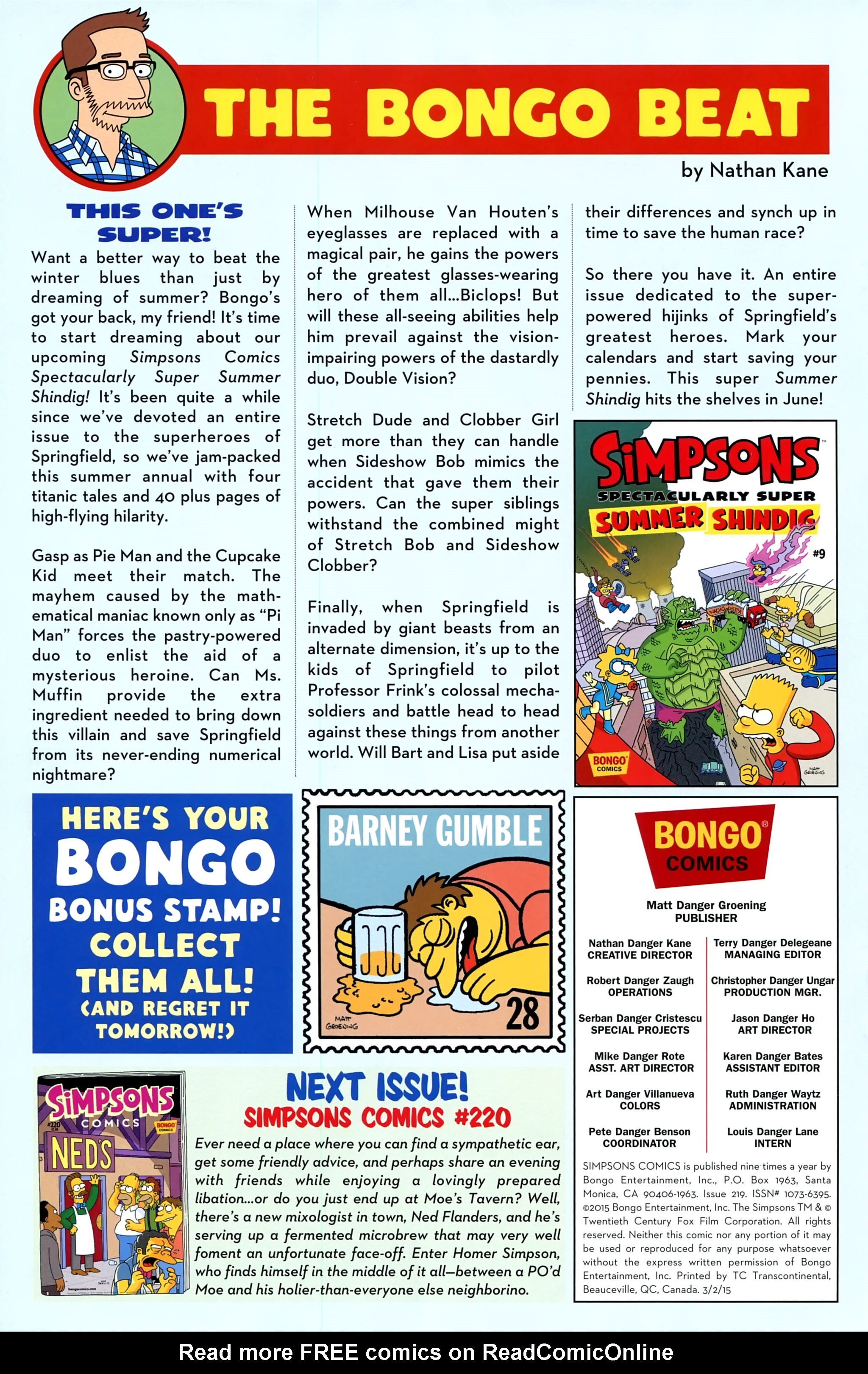 Read online Simpsons Comics comic -  Issue #219 - 28