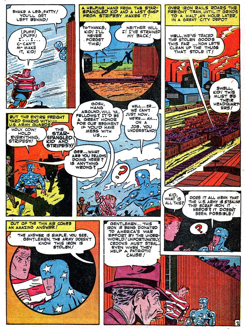 Read online Star Spangled Comics comic -  Issue #19 - 23