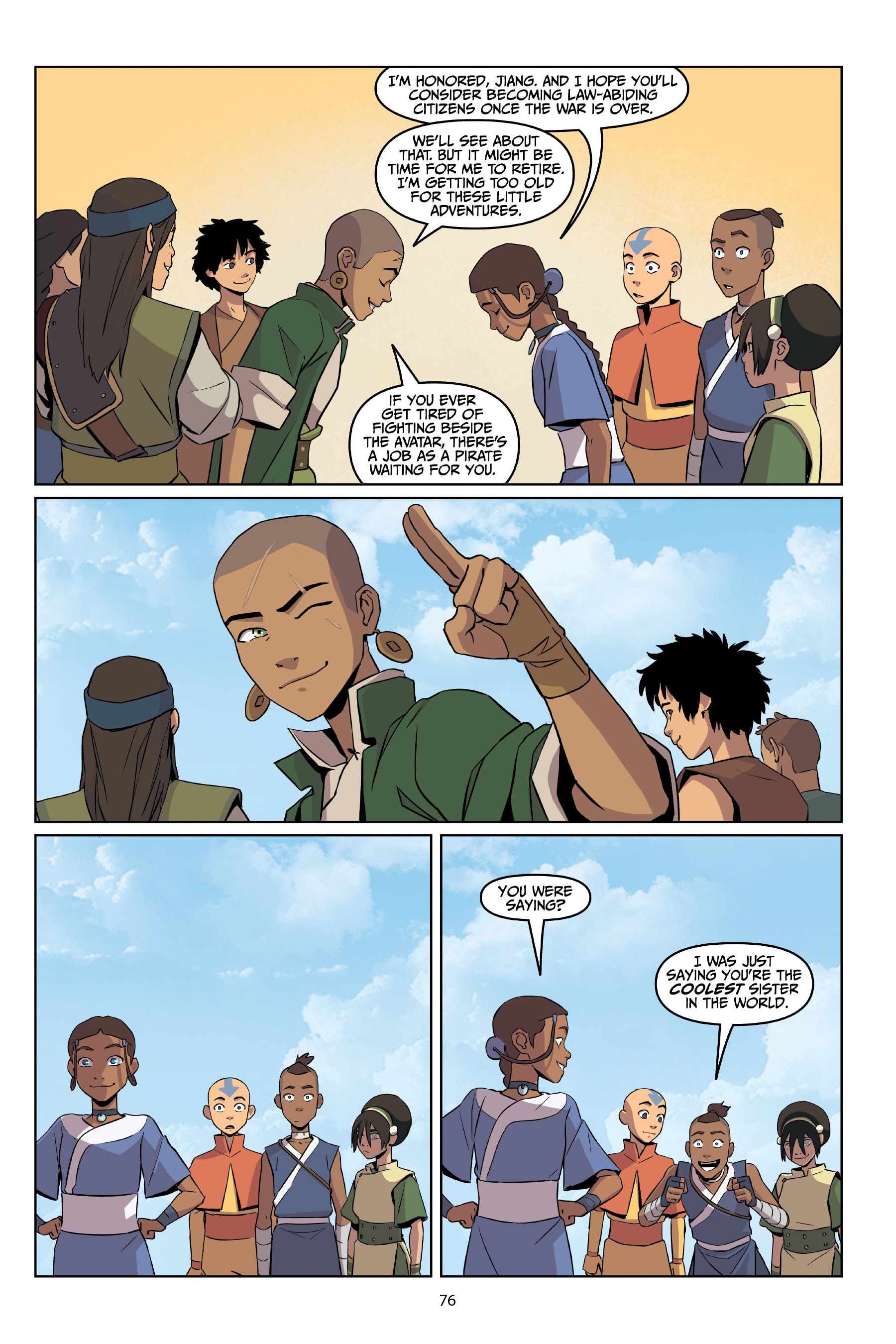 Read online Avatar: The Last Airbender—Katara and the Pirate's Silver comic -  Issue # TPB - 76