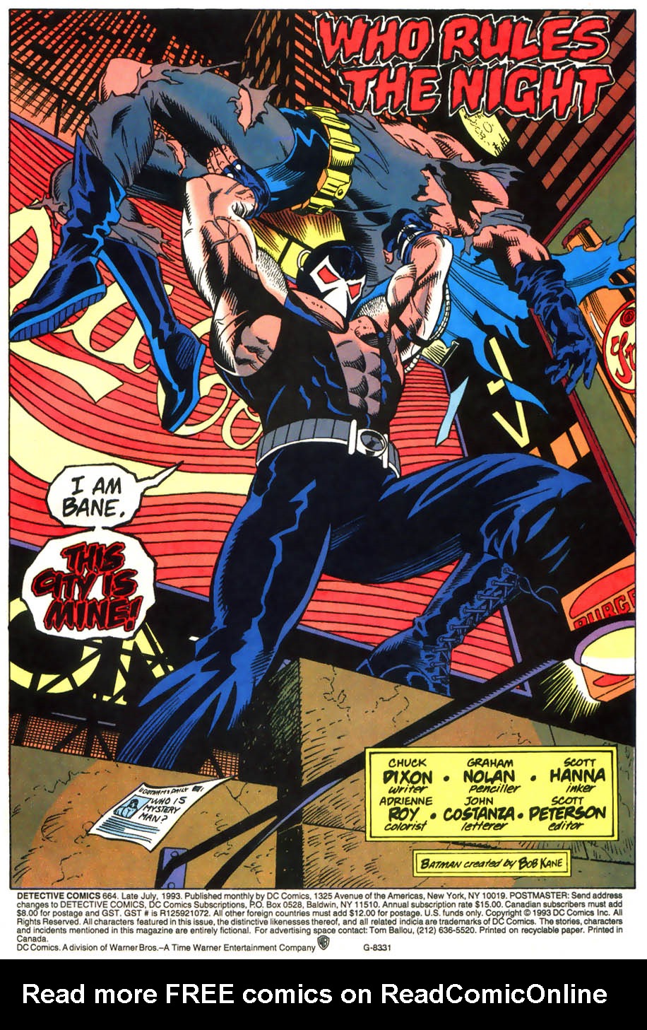 Batman Knightfall Who Rules The Night Issue 01 Read Batman Knightfall