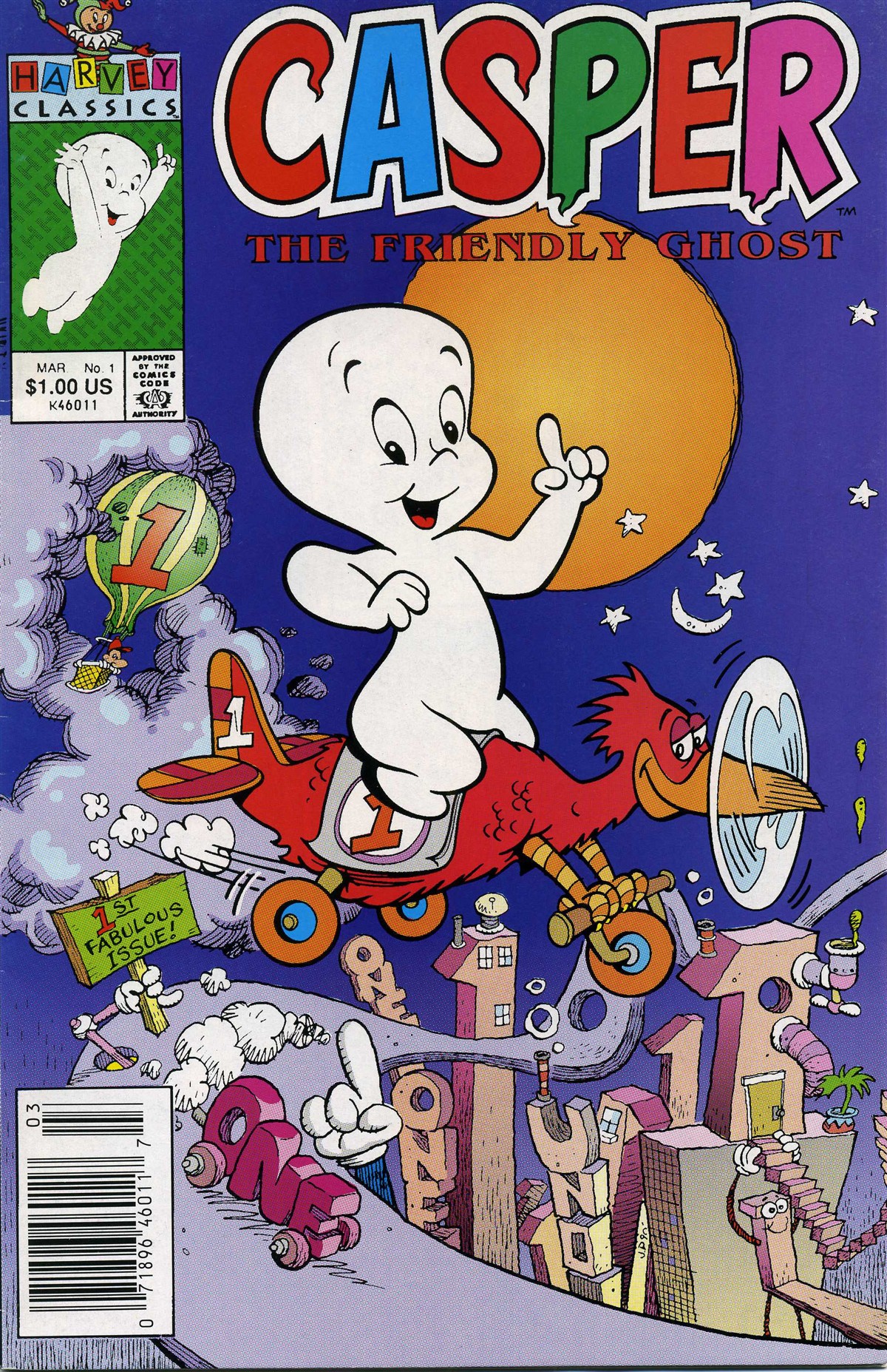 Read online Casper the Friendly Ghost (1991) comic -  Issue #1 - 1
