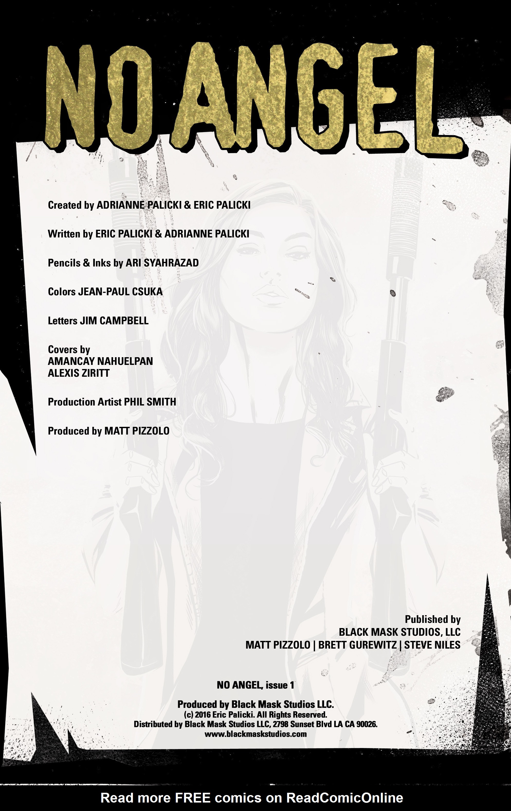 Read online No Angel comic -  Issue #1 - 2