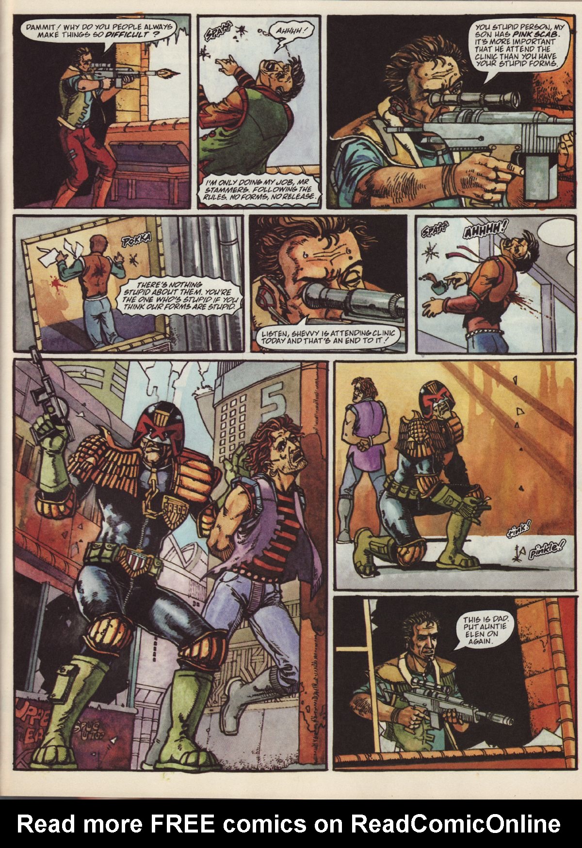 Read online Judge Dredd Megazine (vol. 3) comic -  Issue #22 - 23