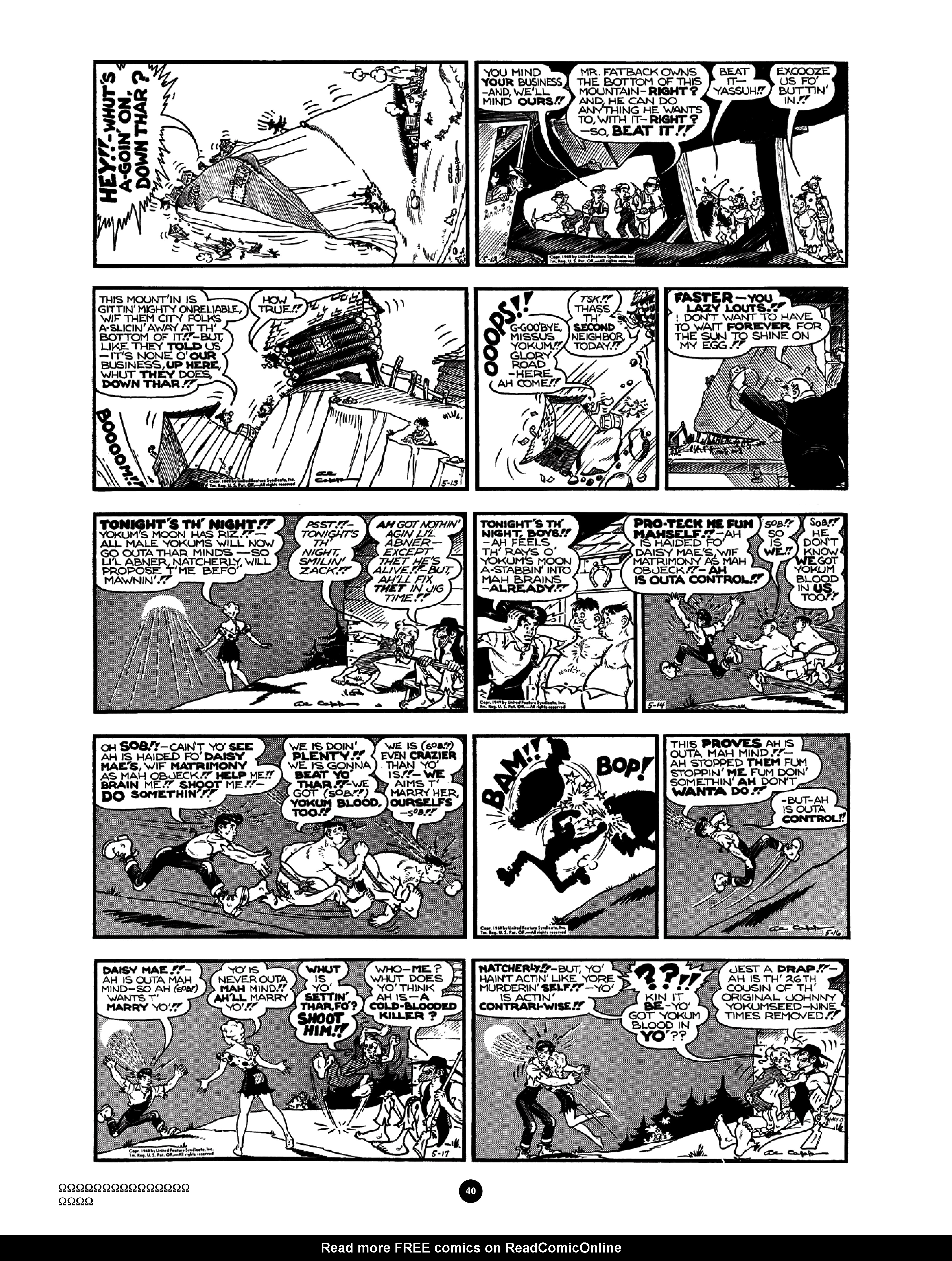 Read online Al Capp's Li'l Abner Complete Daily & Color Sunday Comics comic -  Issue # TPB 8 (Part 1) - 43