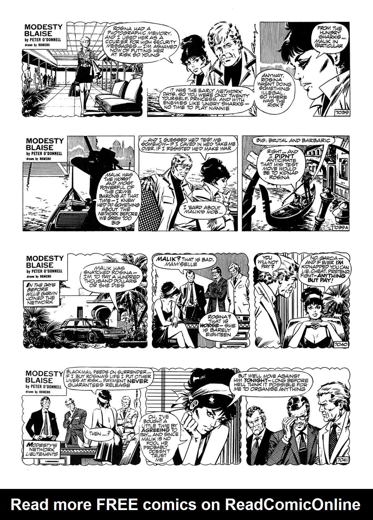 Read online Modesty Blaise Live bait comic -  Issue # TPB - 3