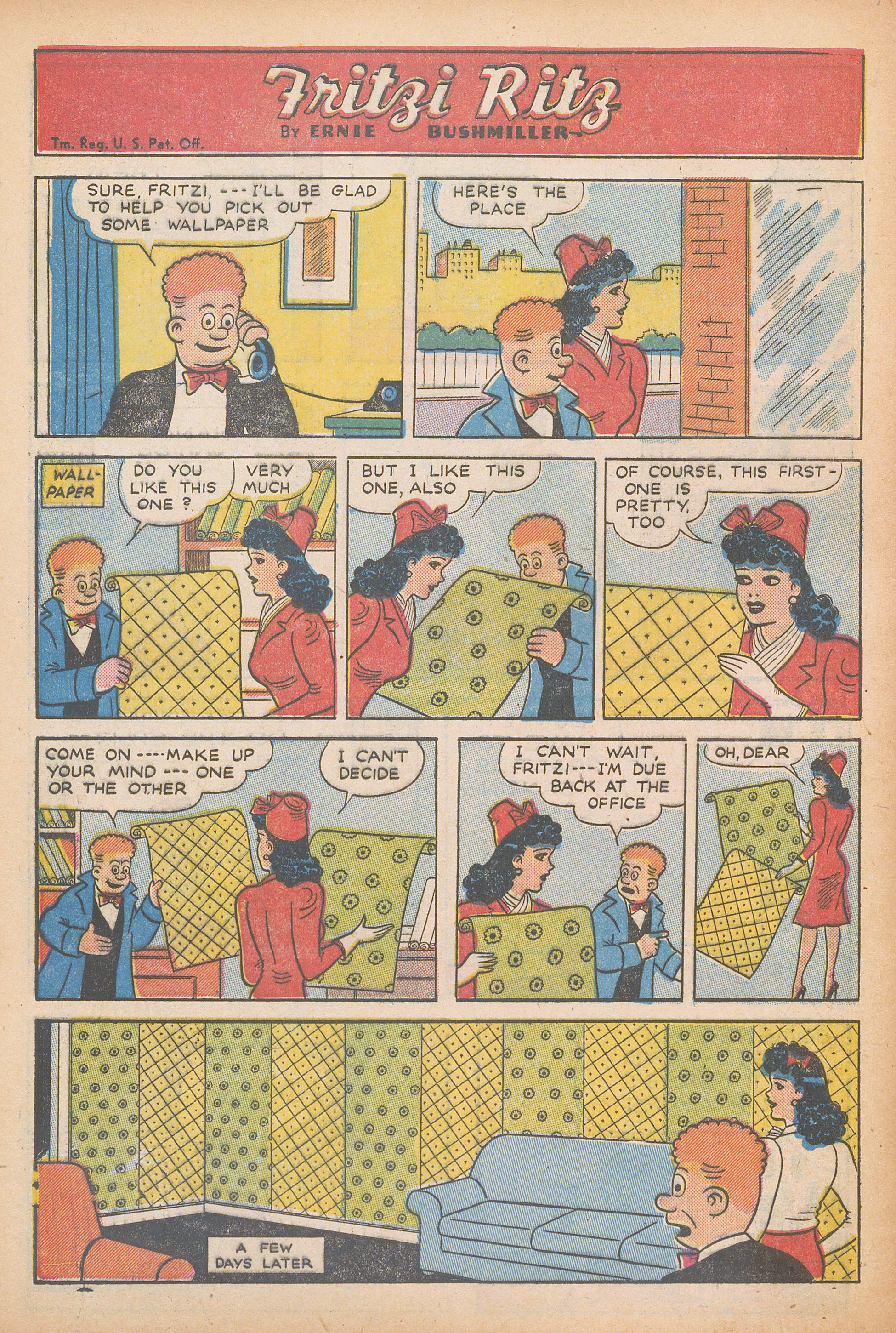 Read online Fritzi Ritz (1953) comic -  Issue #48 - 30