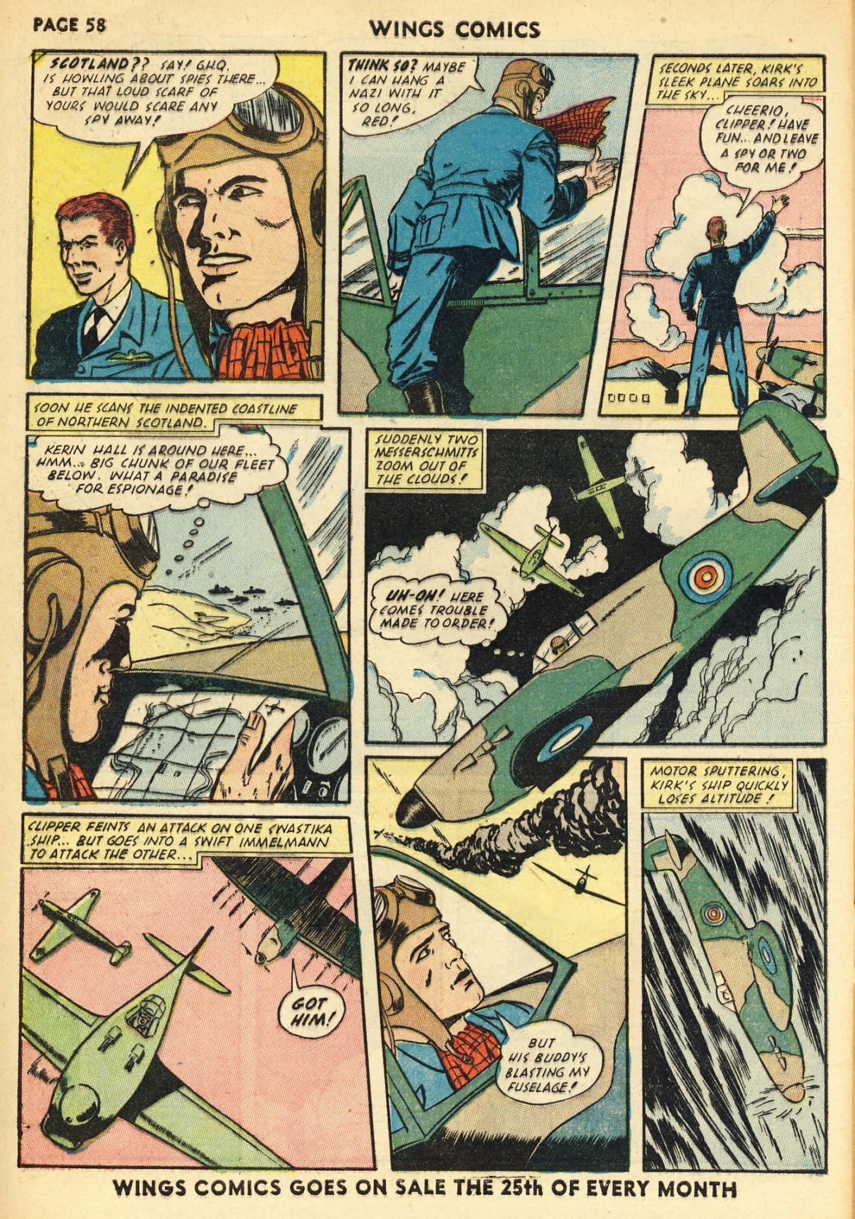 Read online Wings Comics comic -  Issue #23 - 60