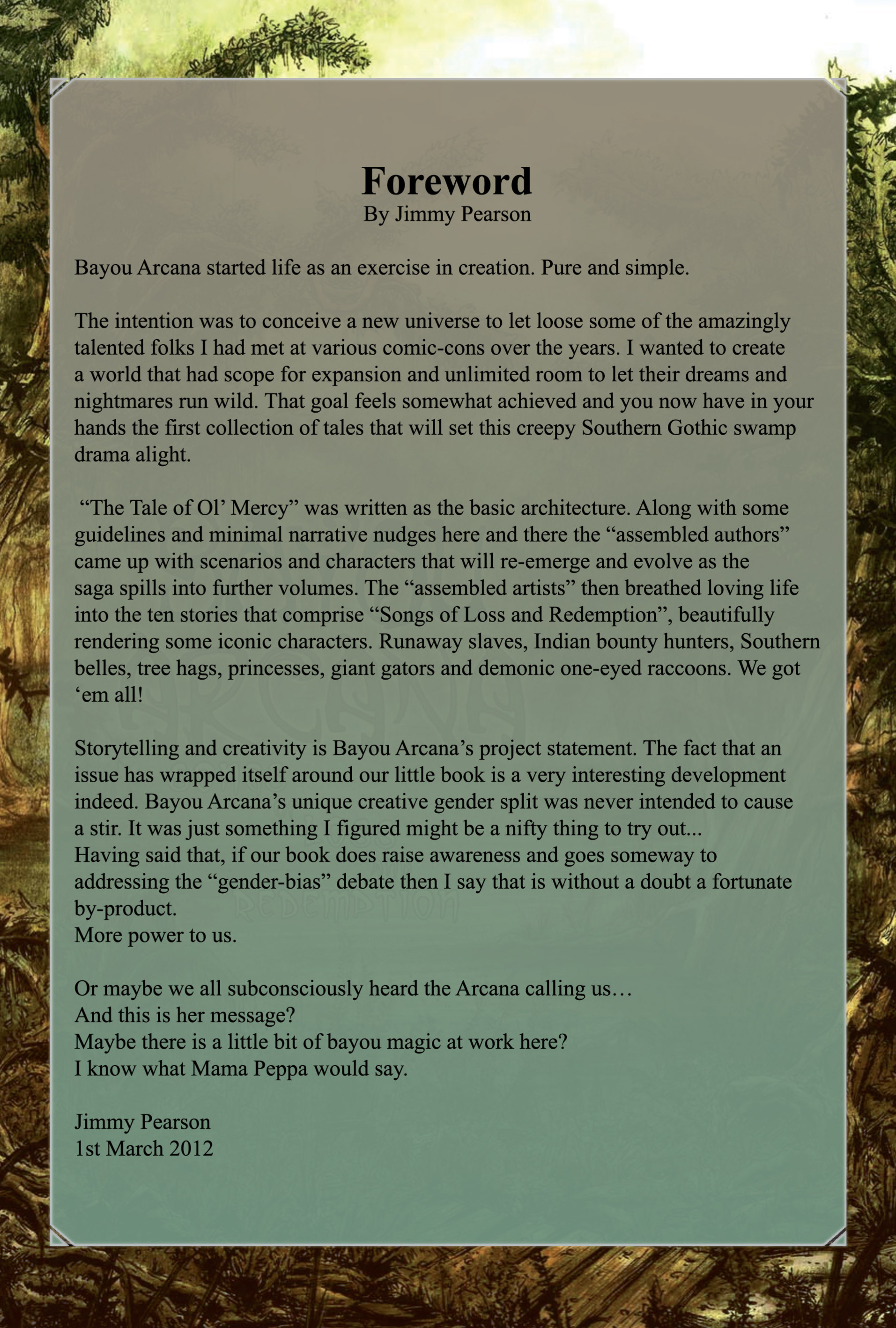 Read online Bayou Arcana comic -  Issue # TPB - 5