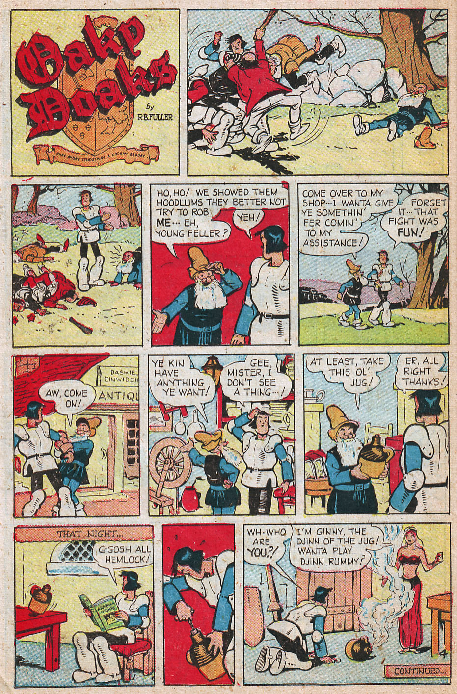 Read online Famous Funnies comic -  Issue #192 - 38
