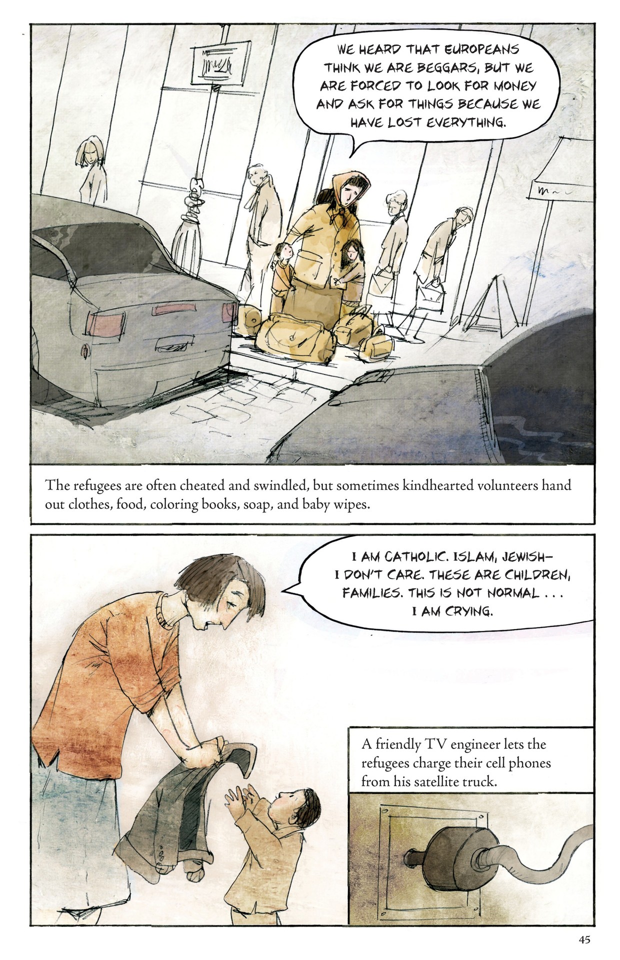 Read online The Unwanted: Stories of the Syrian Refugees comic -  Issue # TPB - 41