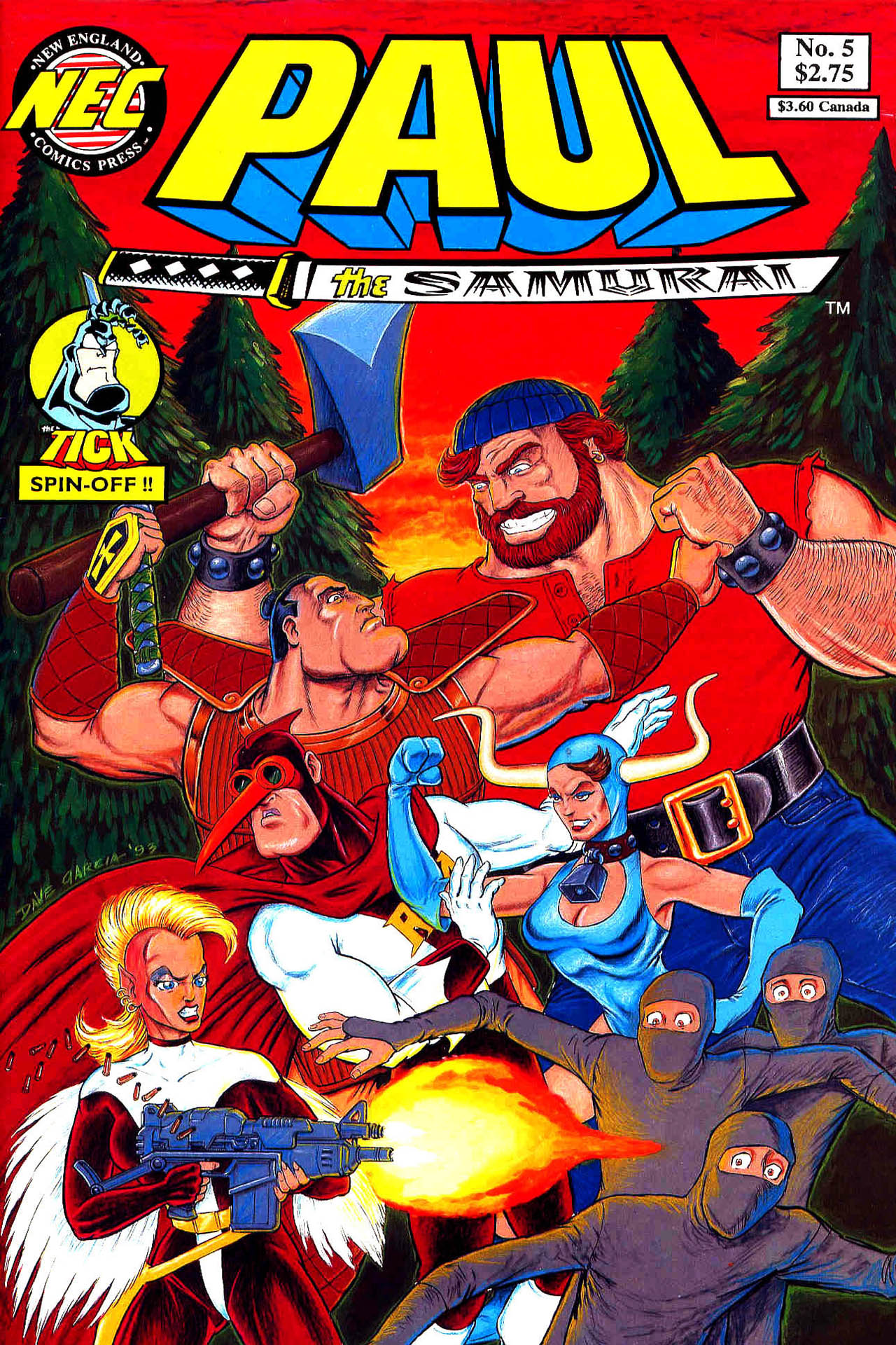 Read online Paul the Samurai (1992) comic -  Issue #5 - 1
