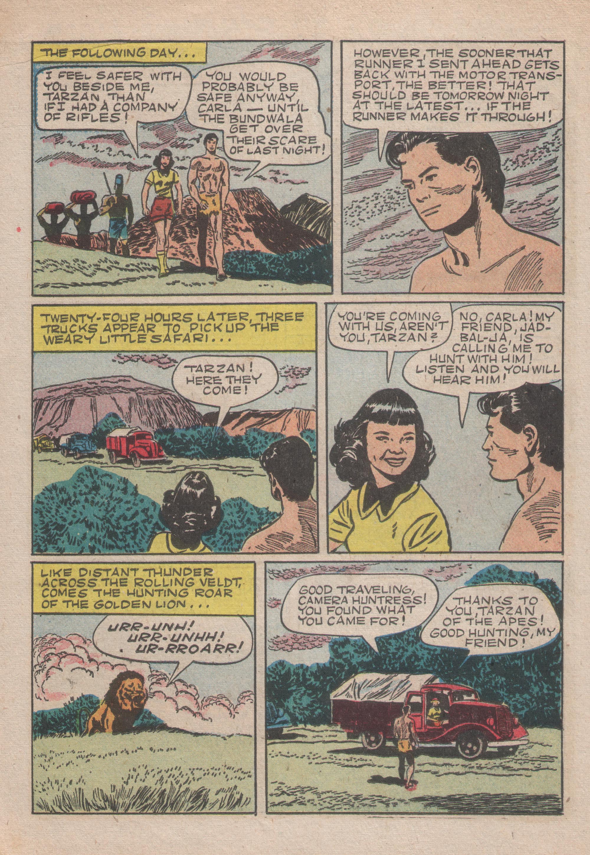 Read online Tarzan (1948) comic -  Issue #34 - 18