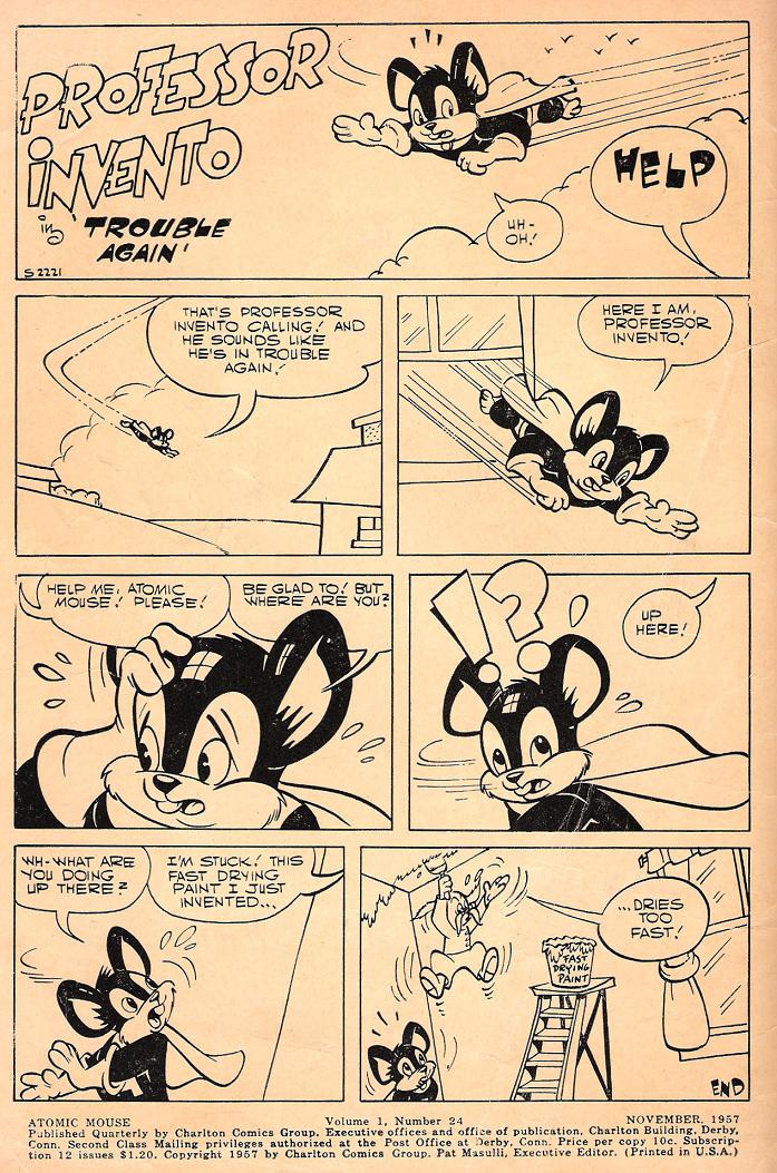 Read online Atomic Mouse comic -  Issue #24 - 2