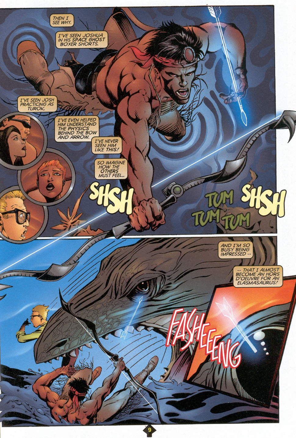 Read online Turok: Spring Break in The Lost Land comic -  Issue # Full - 9