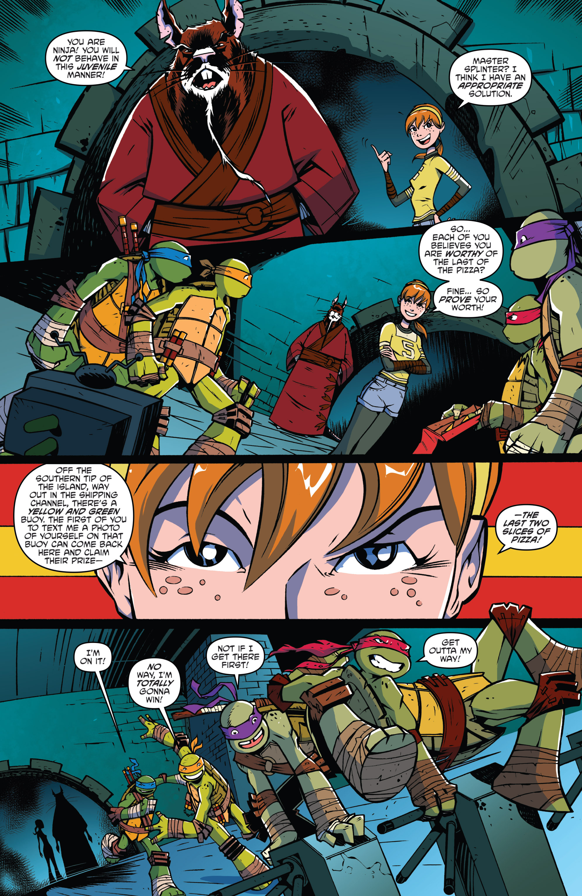 Read online Teenage Mutant Ninja Turtles New Animated Adventures comic -  Issue #12 - 19