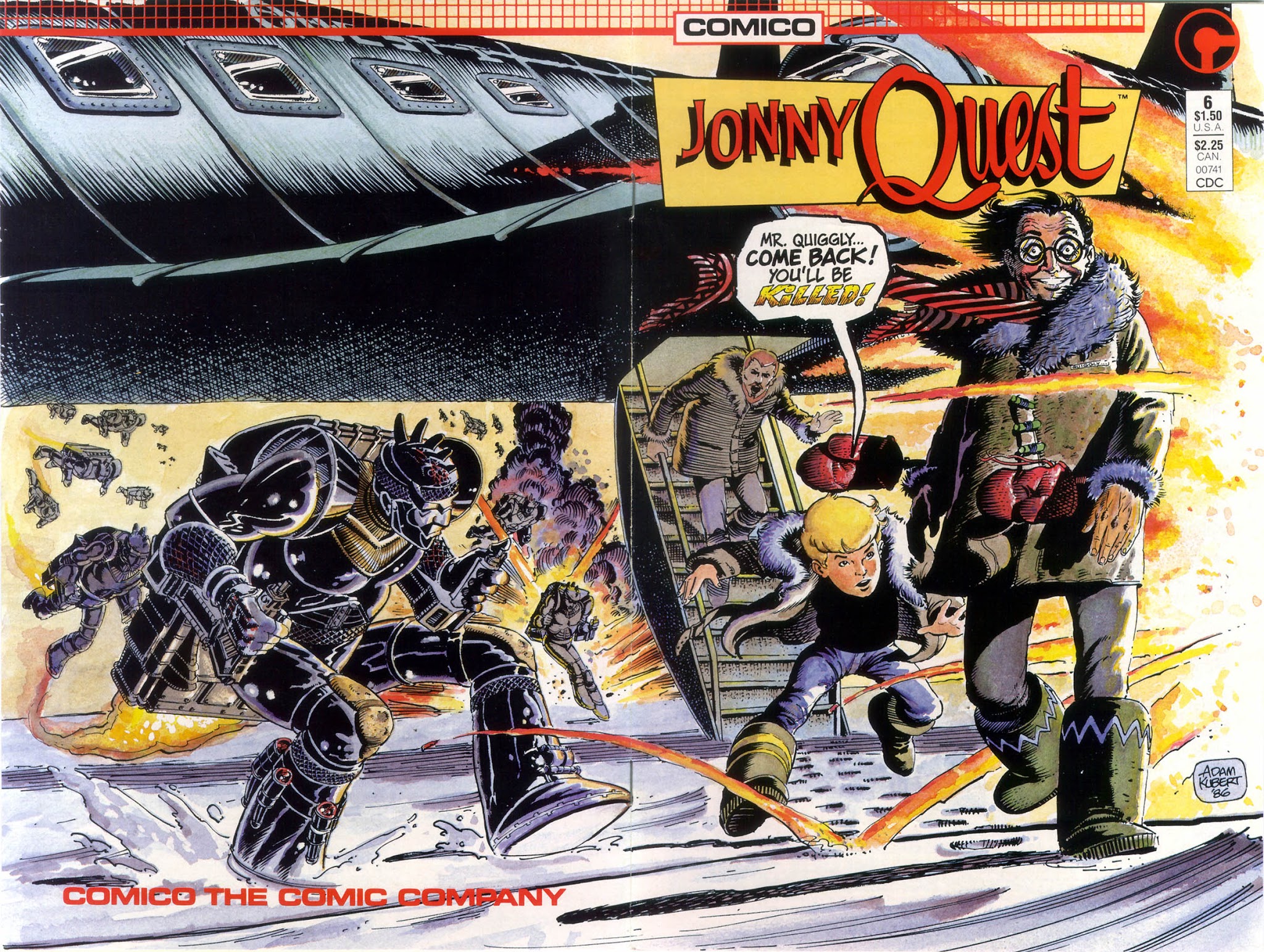Read online Jonny Quest comic -  Issue #6 - 2