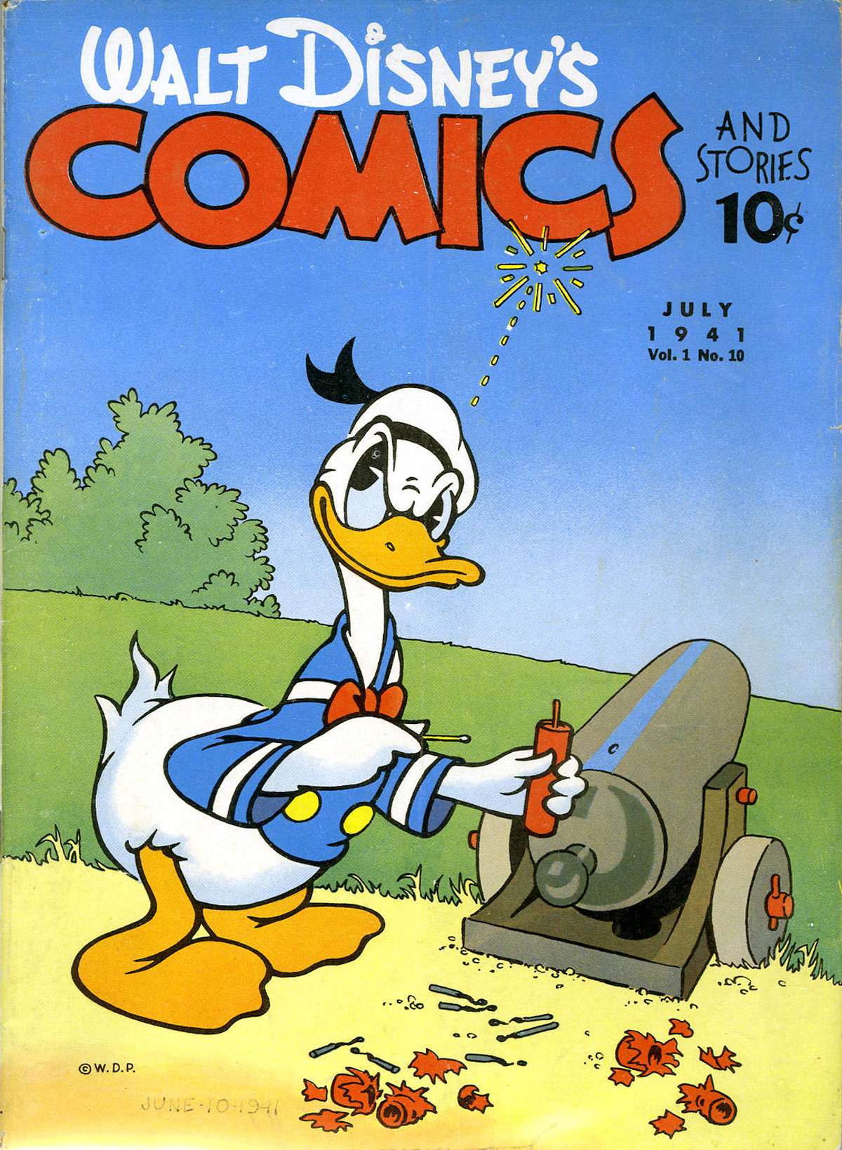 Read online Walt Disney's Comics and Stories comic -  Issue #10 - 1