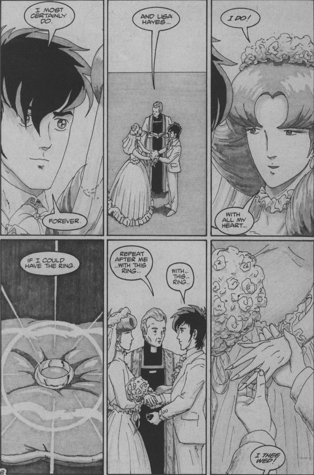 Read online Robotech II: The Sentinels - The Marriage of Rick Hunter and Lisa Hayes comic -  Issue # TPB 2 - 90