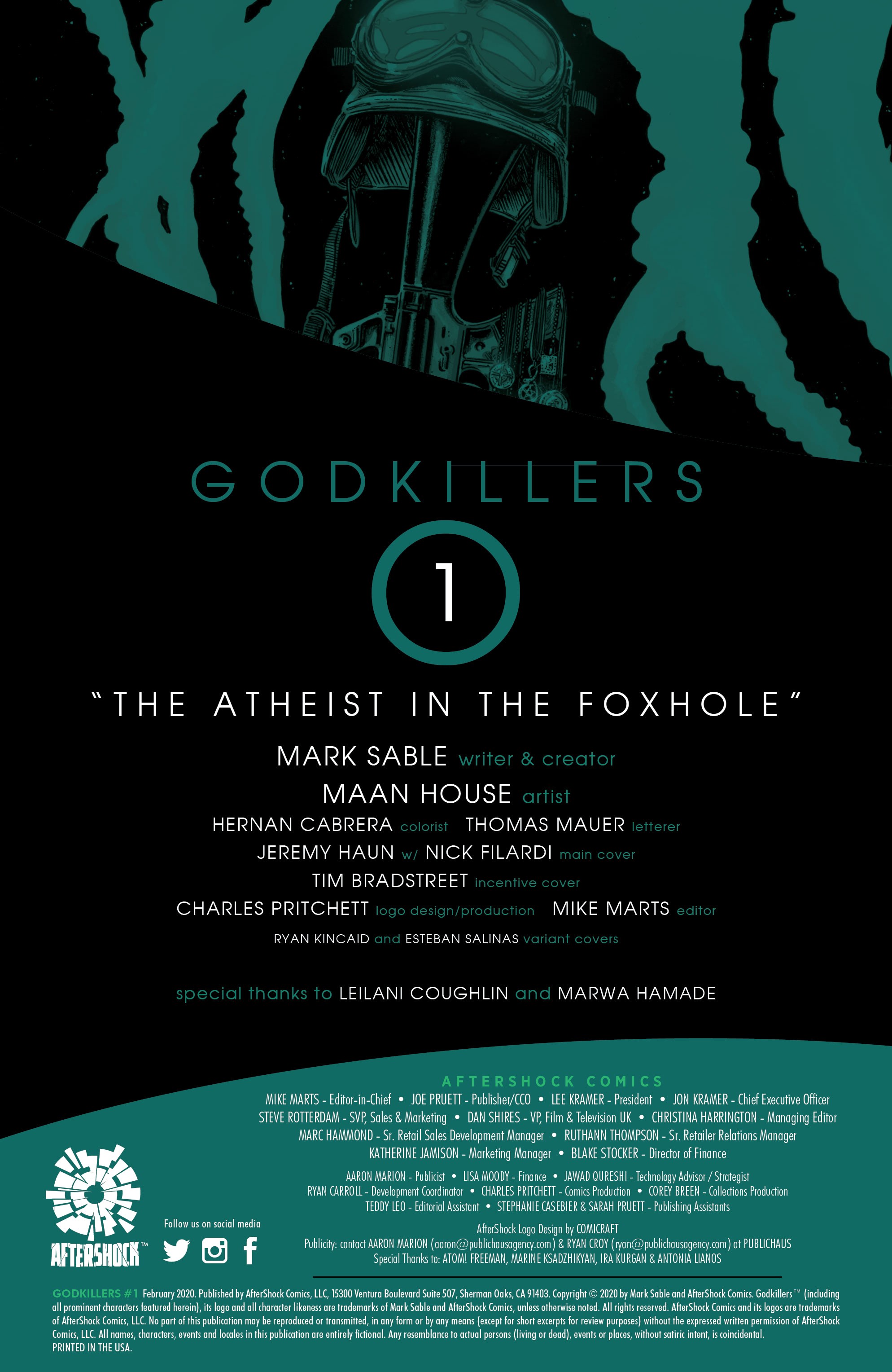 Read online Godkillers comic -  Issue #1 - 2