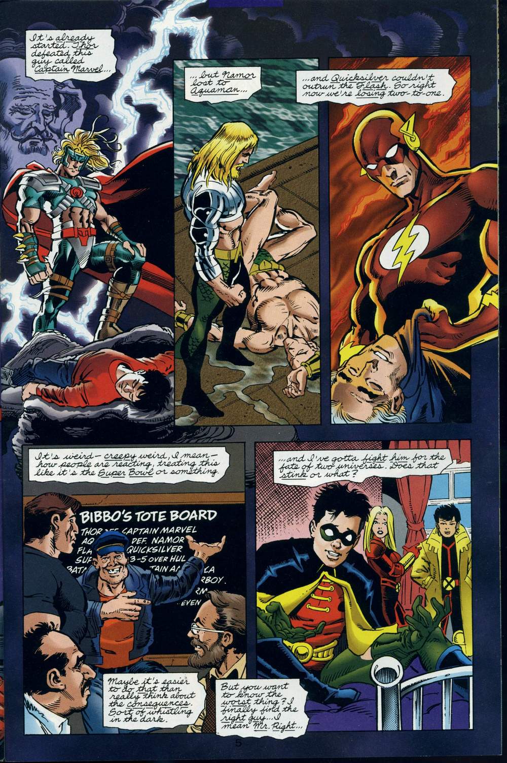 Read online DC vs. Marvel comic -  Issue #3 - 6