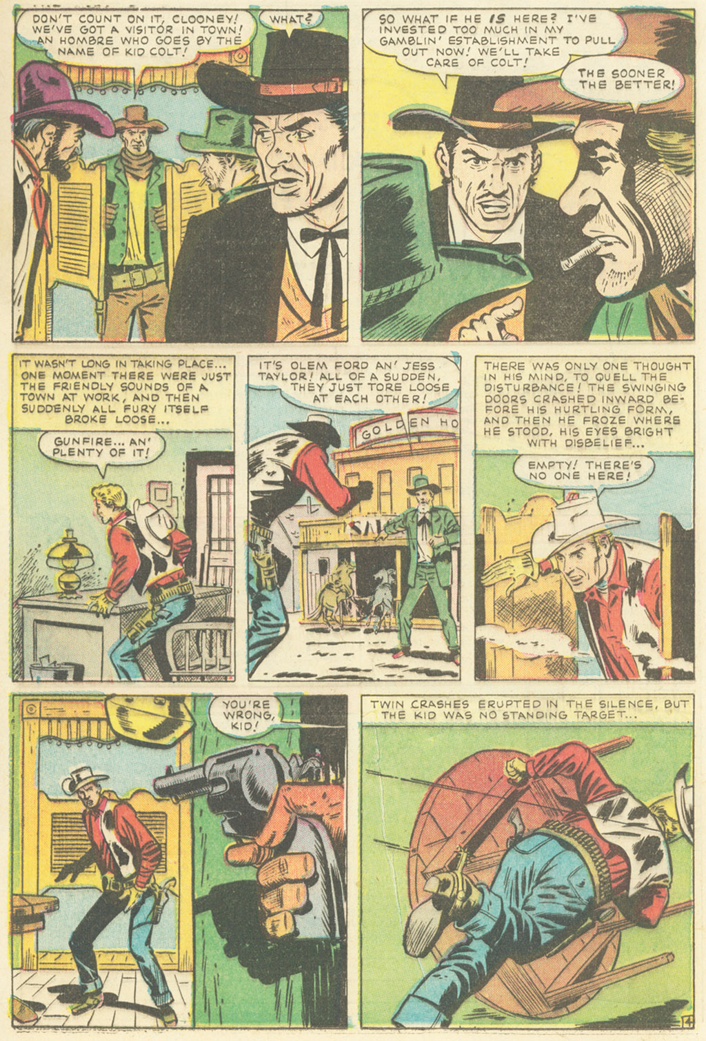 Read online Kid Colt Outlaw comic -  Issue #54 - 14