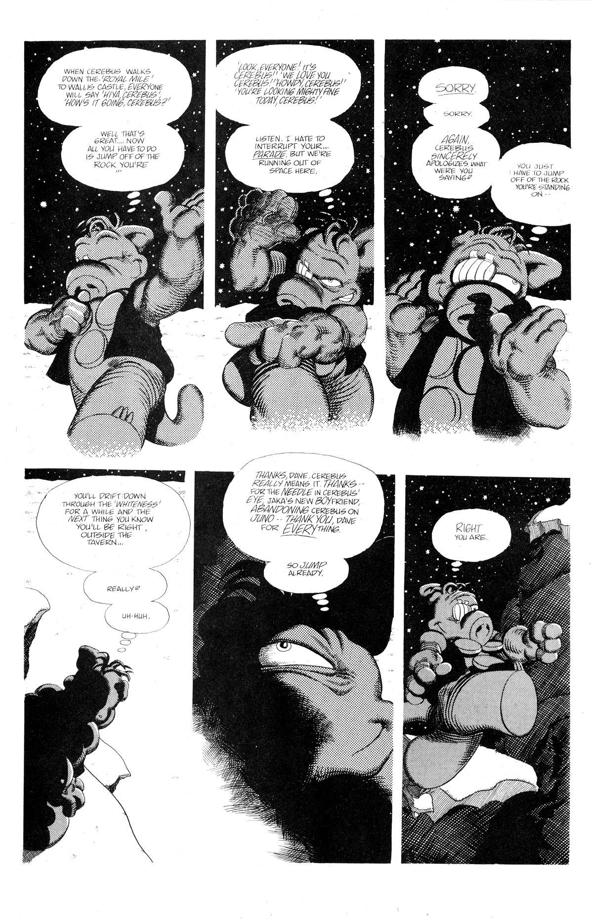 Read online Cerebus comic -  Issue #200 - 17