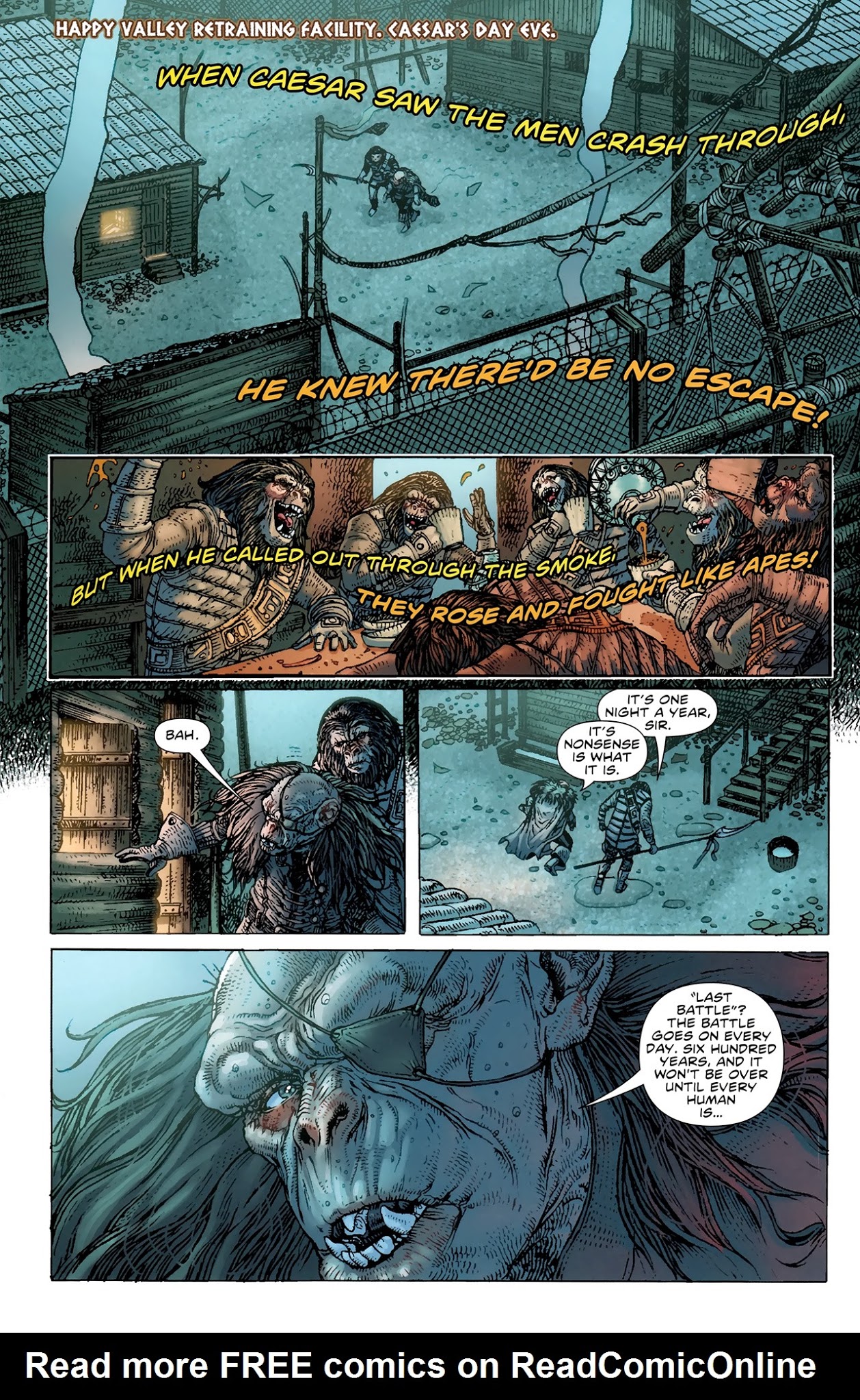 Read online Planet of the Apes (2011) comic -  Issue #7 - 16